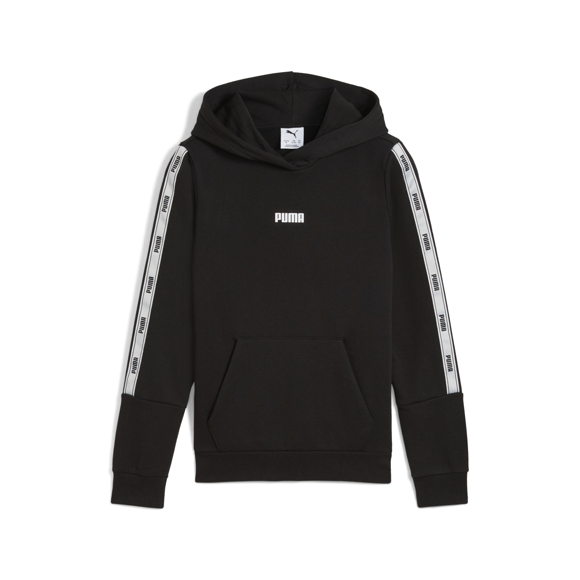 Puma Tape Hoodie Teenager Für Damen Für Kinder | Mit Logo Print | Black | Größe: 9-10Y