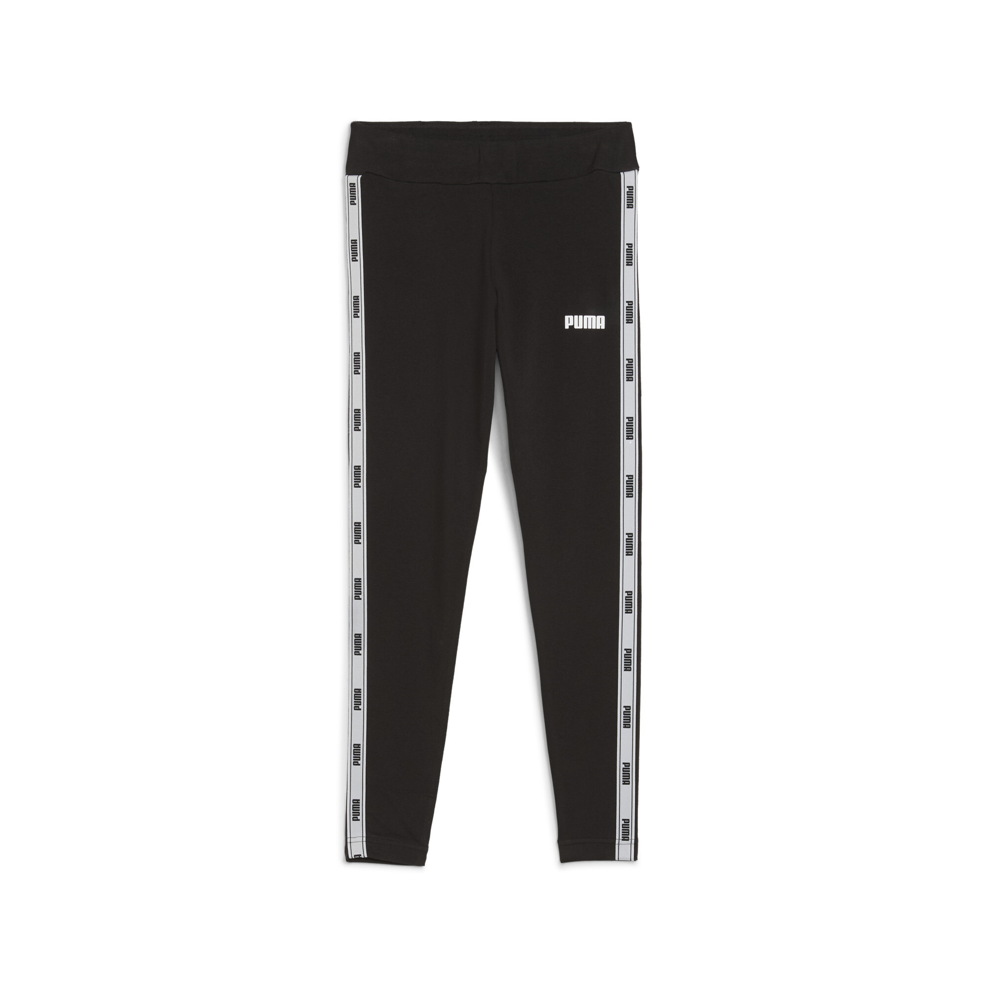 Puma Tape Leggings Teenager Für Damen Für Kinder | Mit Logo Print | Black | Größe: 7-8Y