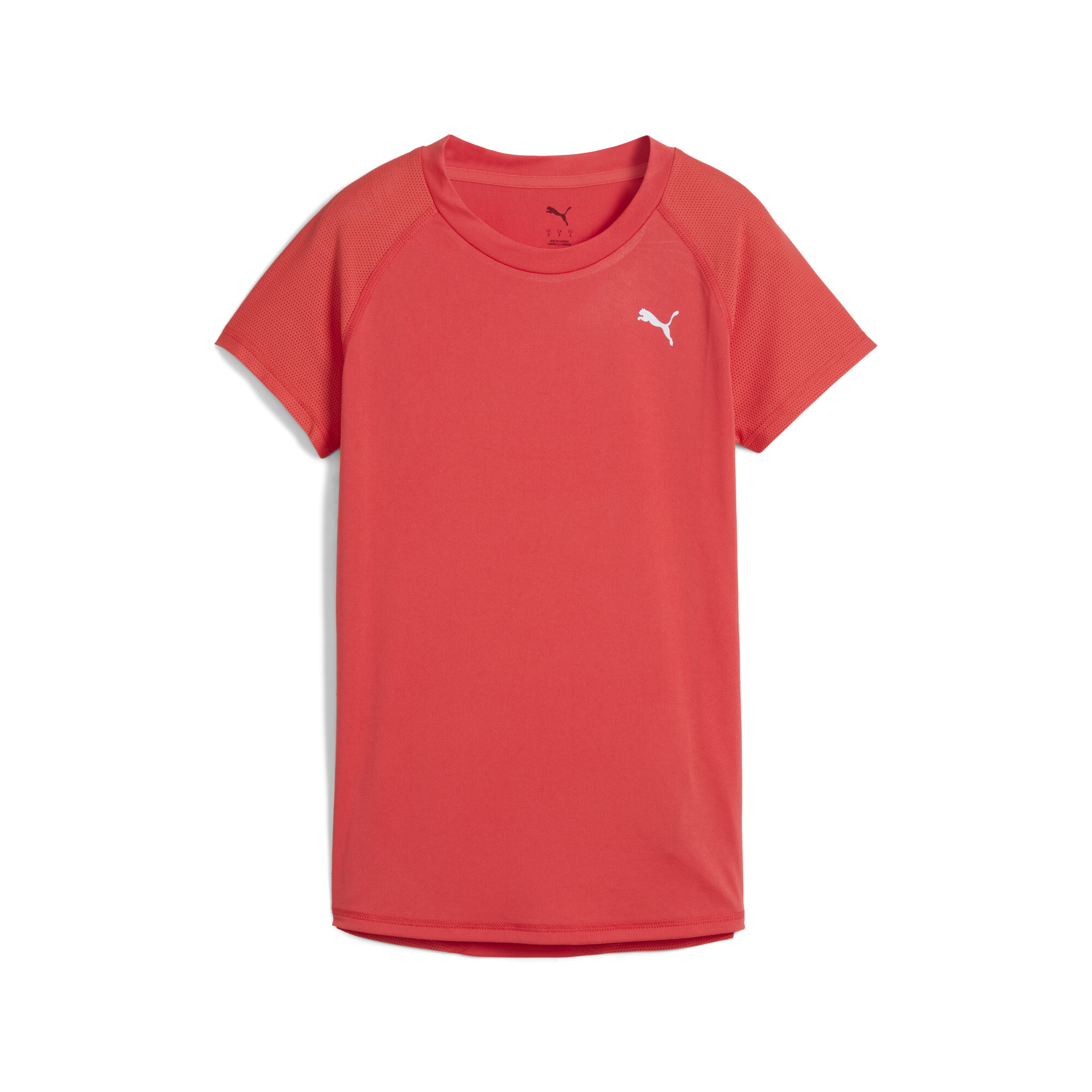 Puma Training Essentials T-Shirt Damen | Mit Plain | Active Red | Größe: S