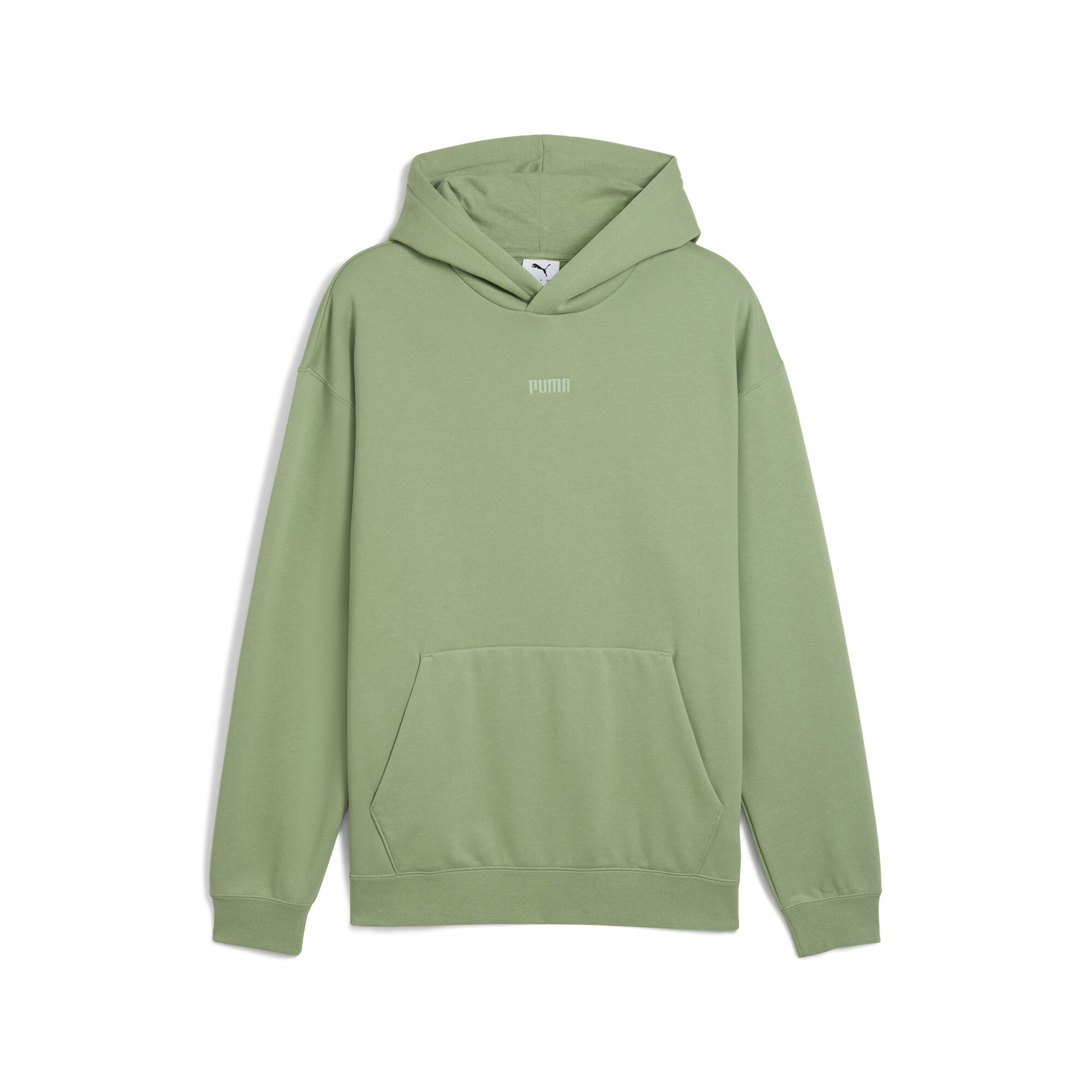 PUMA Elevated Essentials relaxte hoodie voor Heren, Groen, Maat XXL