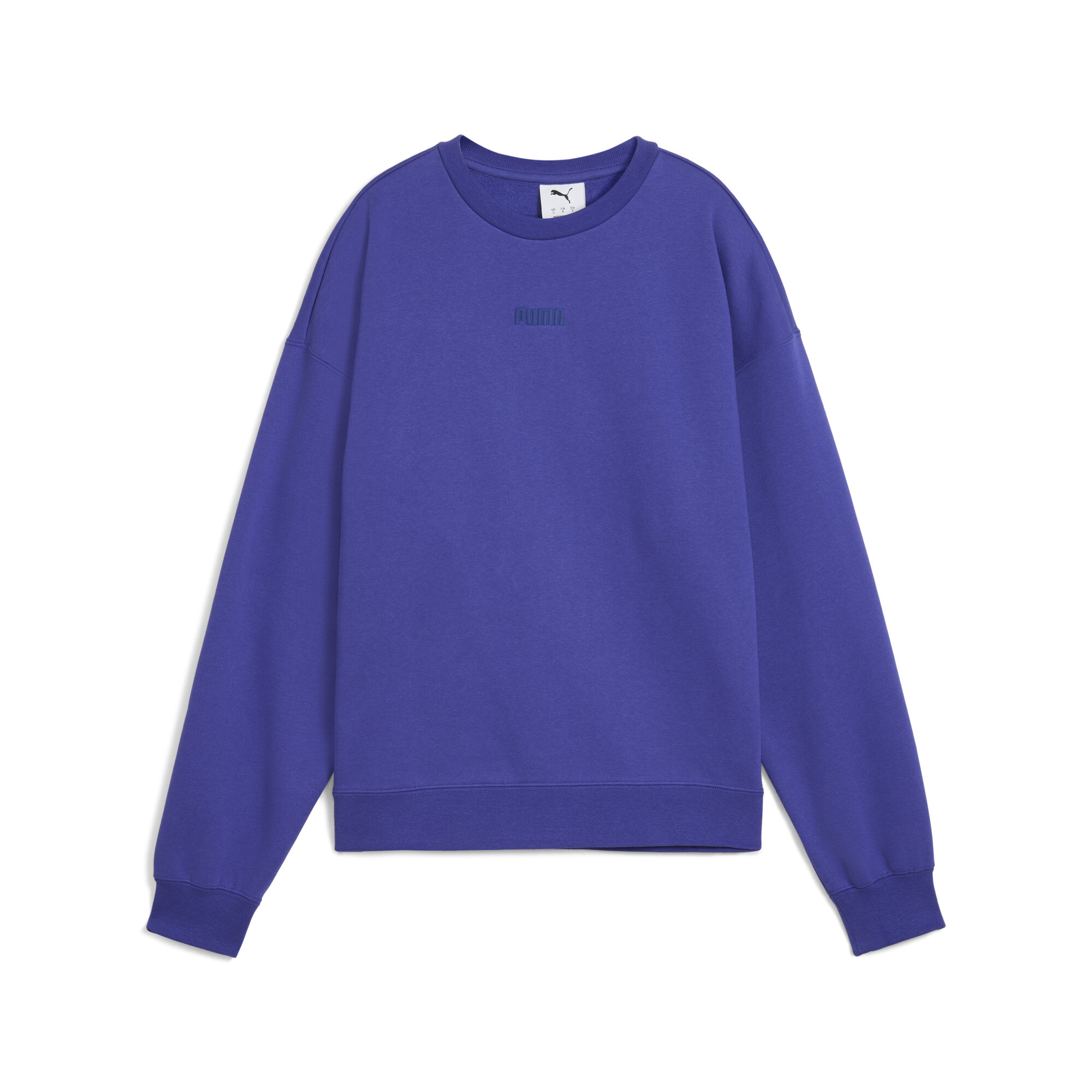 PUMA Elevated Essentials comfortabele sweater met ronde hals voor Dames, Maat XS