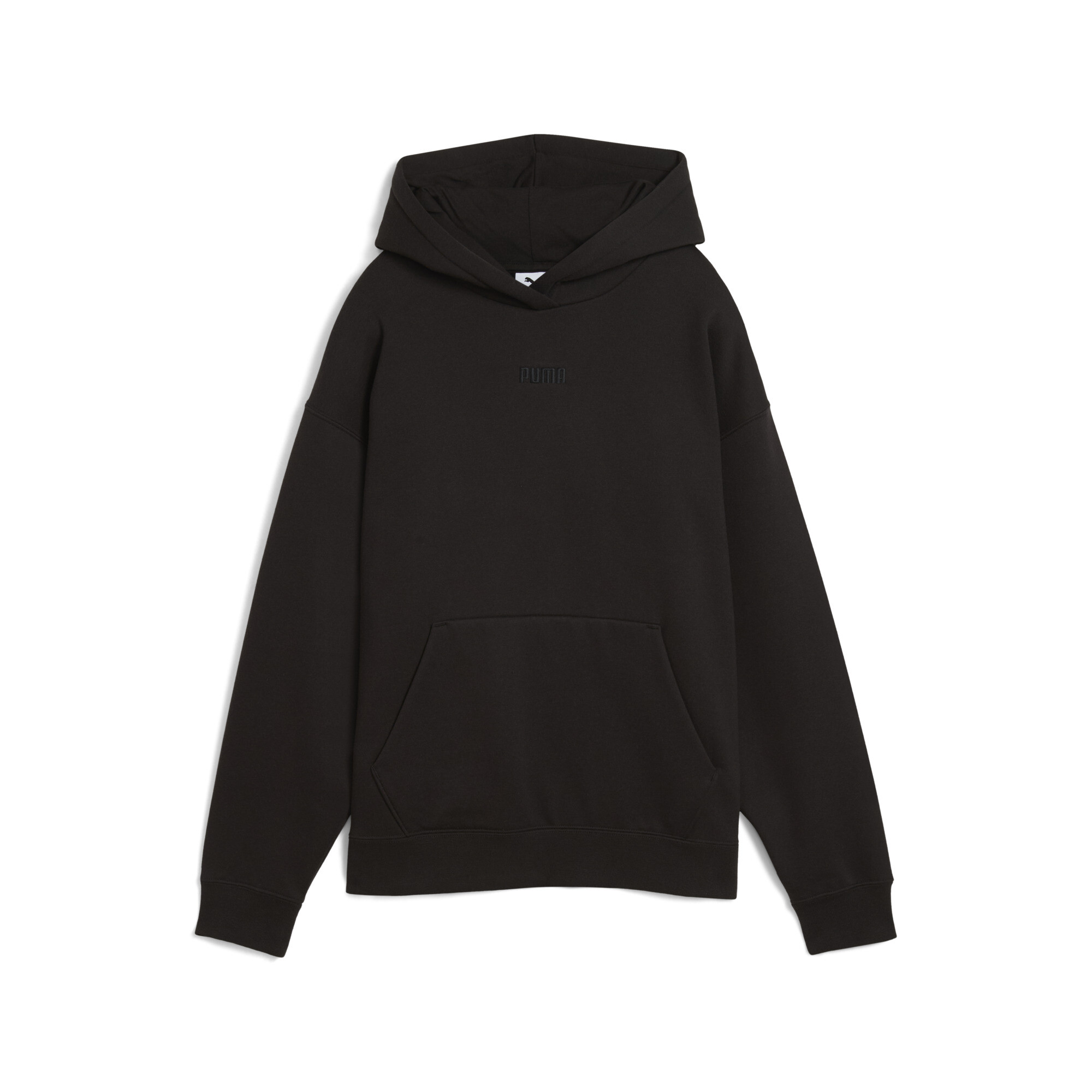 PUMA Elevated Essentials comfortabele hoodie voor Dames, Zwart, Maat M