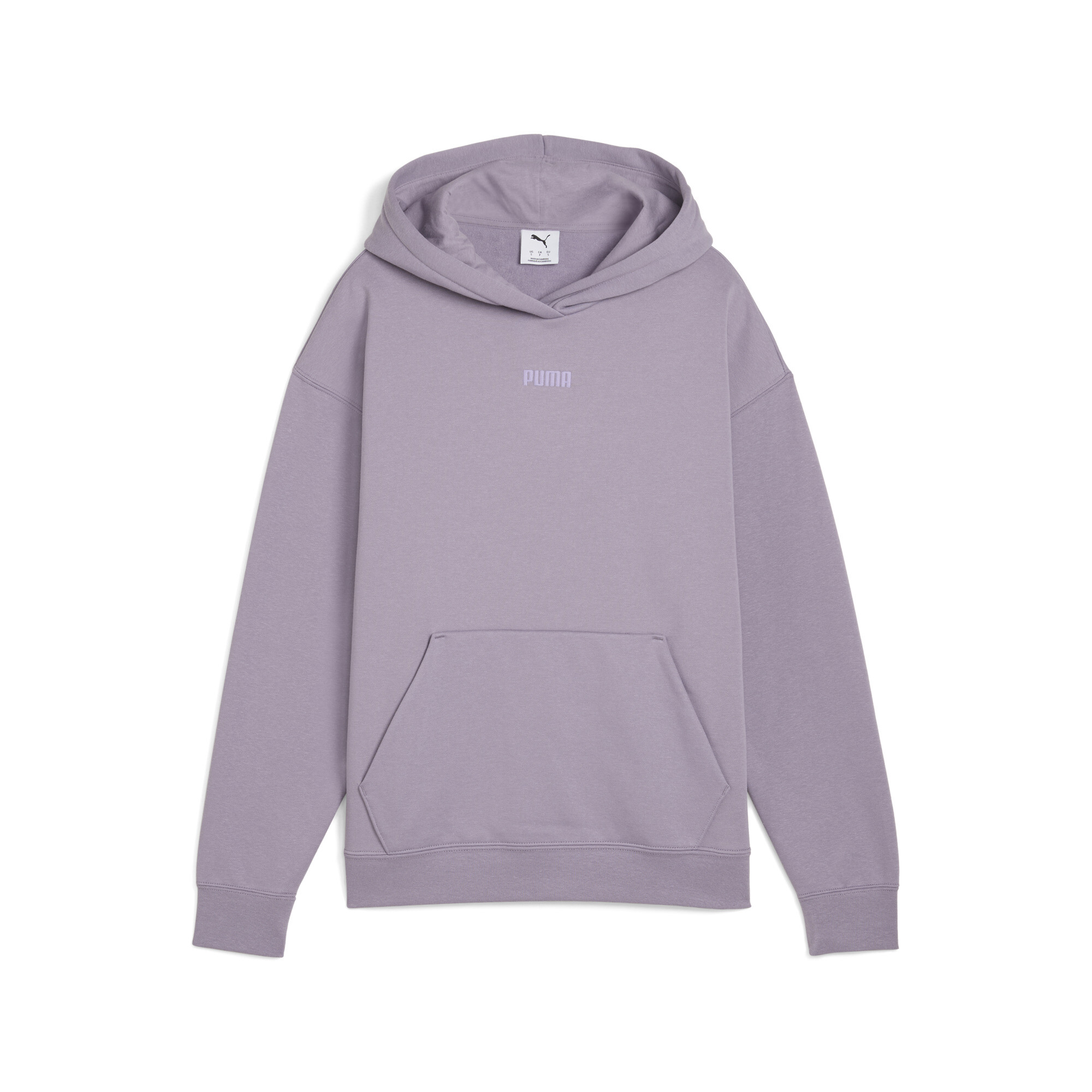 Puma Elevated Essentials Hoodie Comfort Damen | Mit Logo Print | Pale Plum | Größe: M