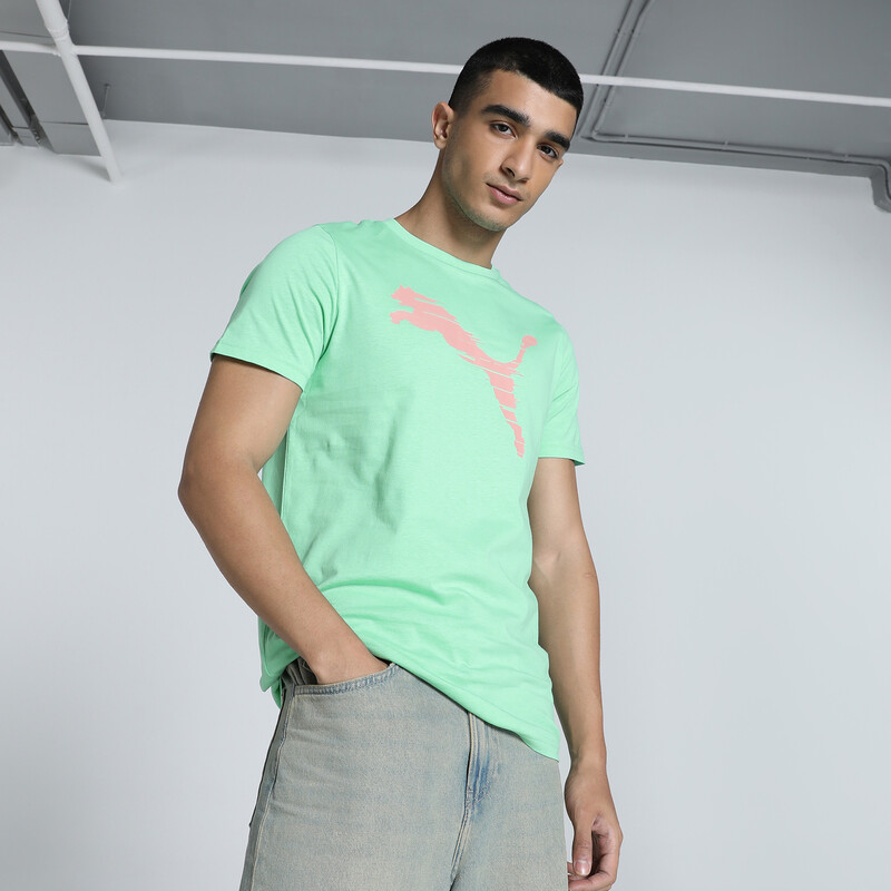 Men's PUMA Shaded Logo Slim Fit Tee