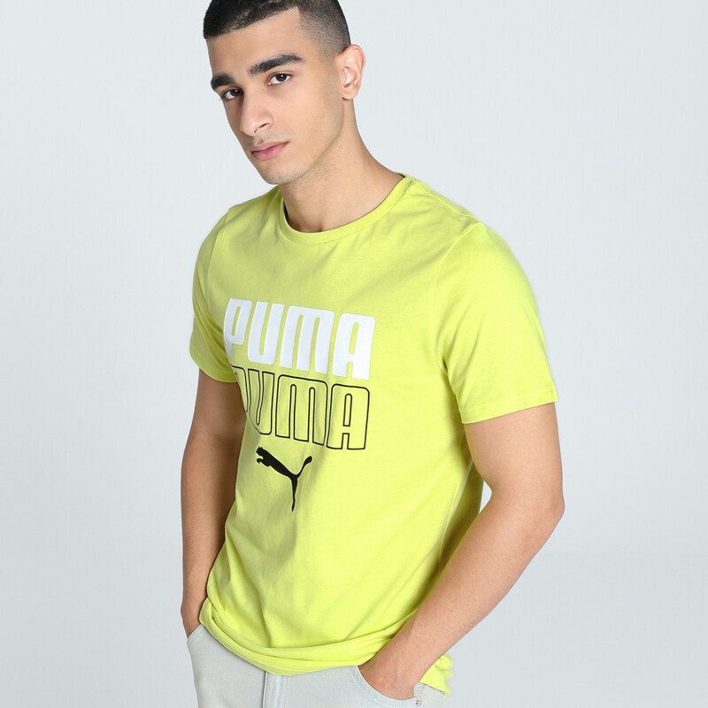 

Men's PUMA Double Logo Graphic Slim Fit Tee