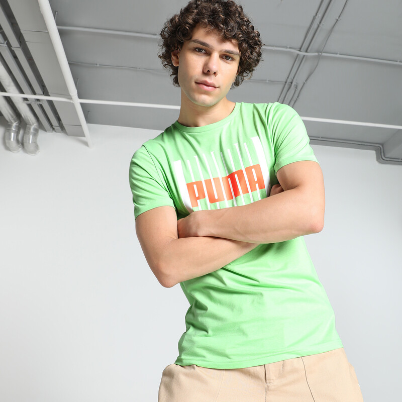 

Men's PUMA Wording Graphic Slim Fit Tee