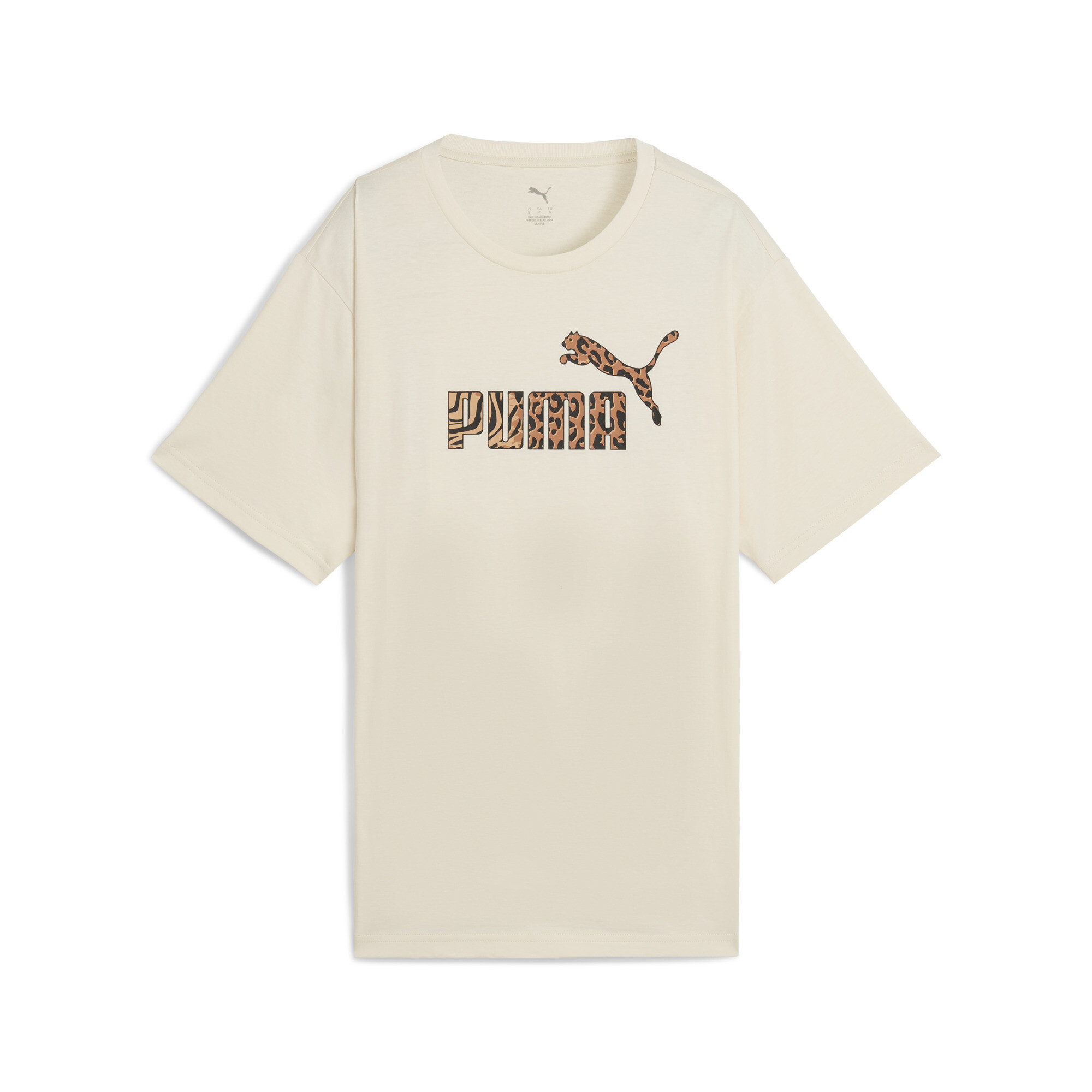 商品情報夏に大活躍のプリントTシャツ。フロントのPUMAロゴにアニマル柄を組合せたデザインがクールなTシャツ。グラフィックのワンポイントのみなので着合わせしやすく、夏におすすめな一着です。[素材]本体