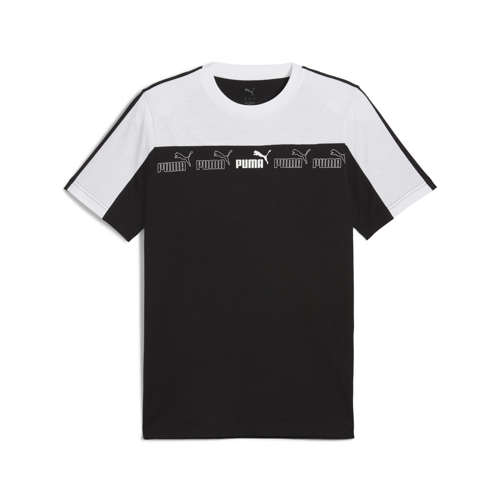 PUMA Around the Block T-shirt voor Heren, Zwart, Maat M thumbnail 3