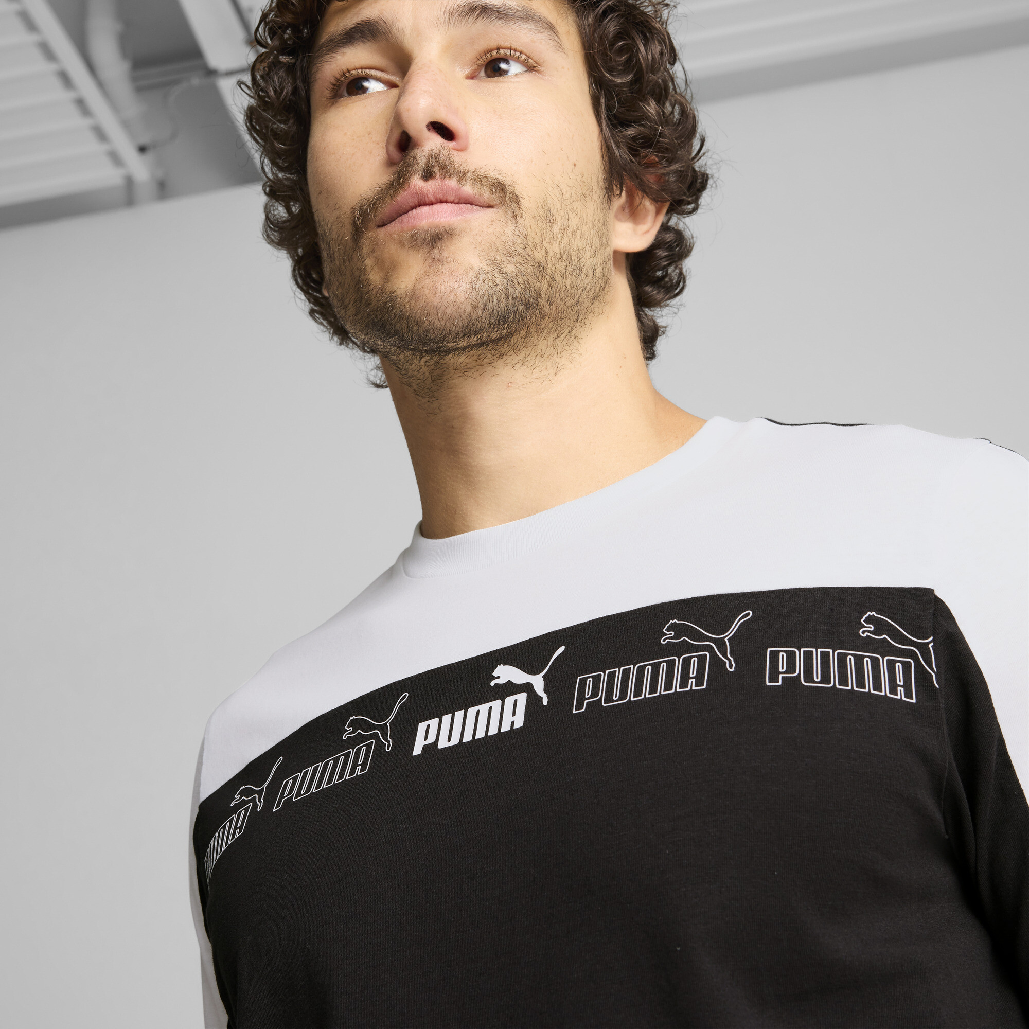 PUMA Around the Block T-shirt voor Heren, Zwart, Maat M thumbnail 7