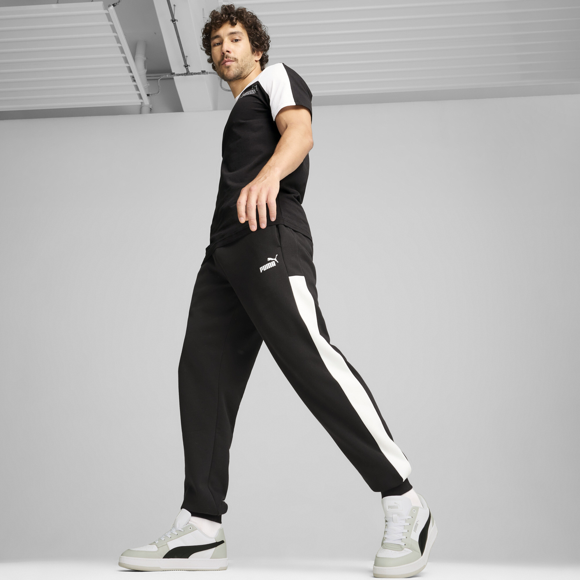 PUMA Around the Block T-shirt voor Heren, Zwart, Maat M thumbnail 6