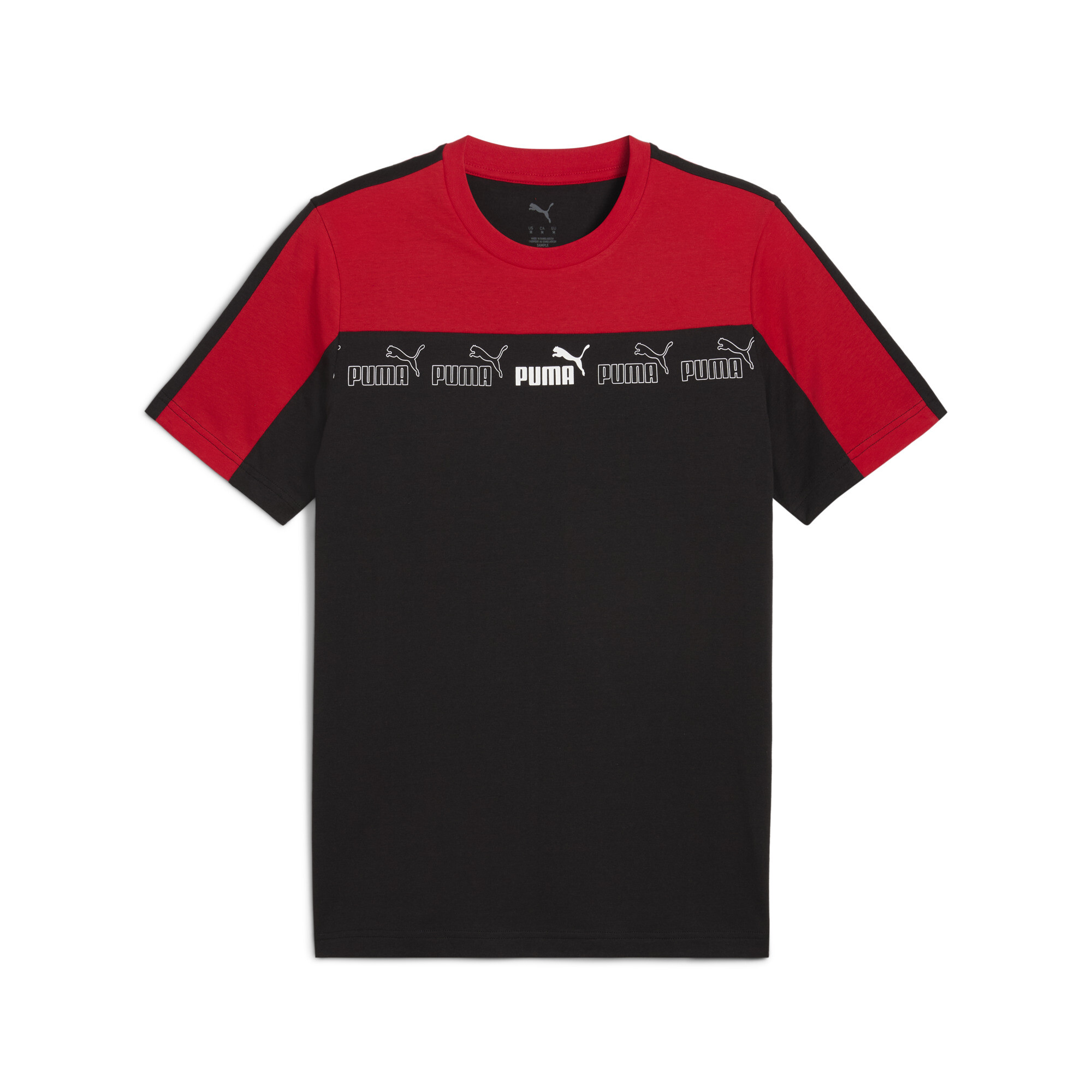 PUMA Around the Block T-shirt voor Heren, Rood, Maat XXL thumbnail 3