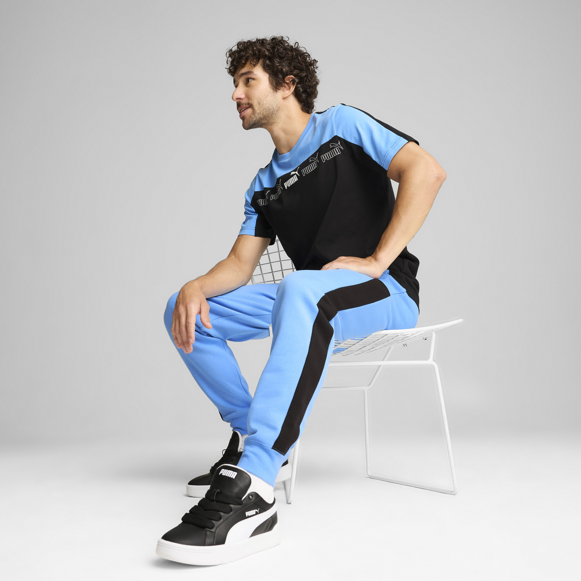 PUMA Around the Block T-shirt voor Heren, Blauw, Maat 3XL thumbnail 6