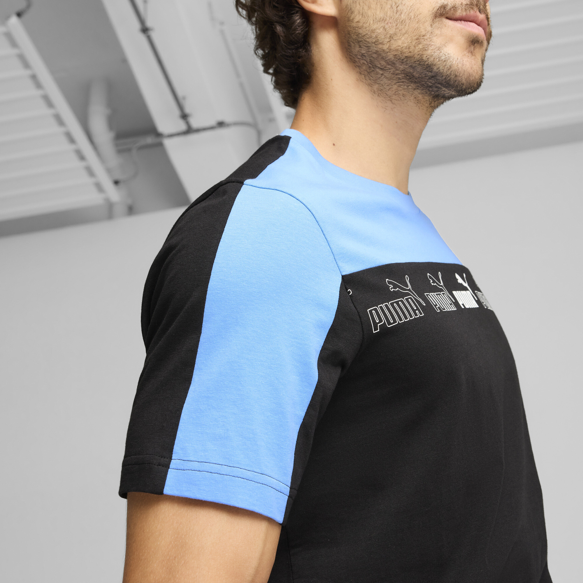 PUMA Around the Block T-shirt voor Heren, Blauw, Maat 3XL thumbnail 4