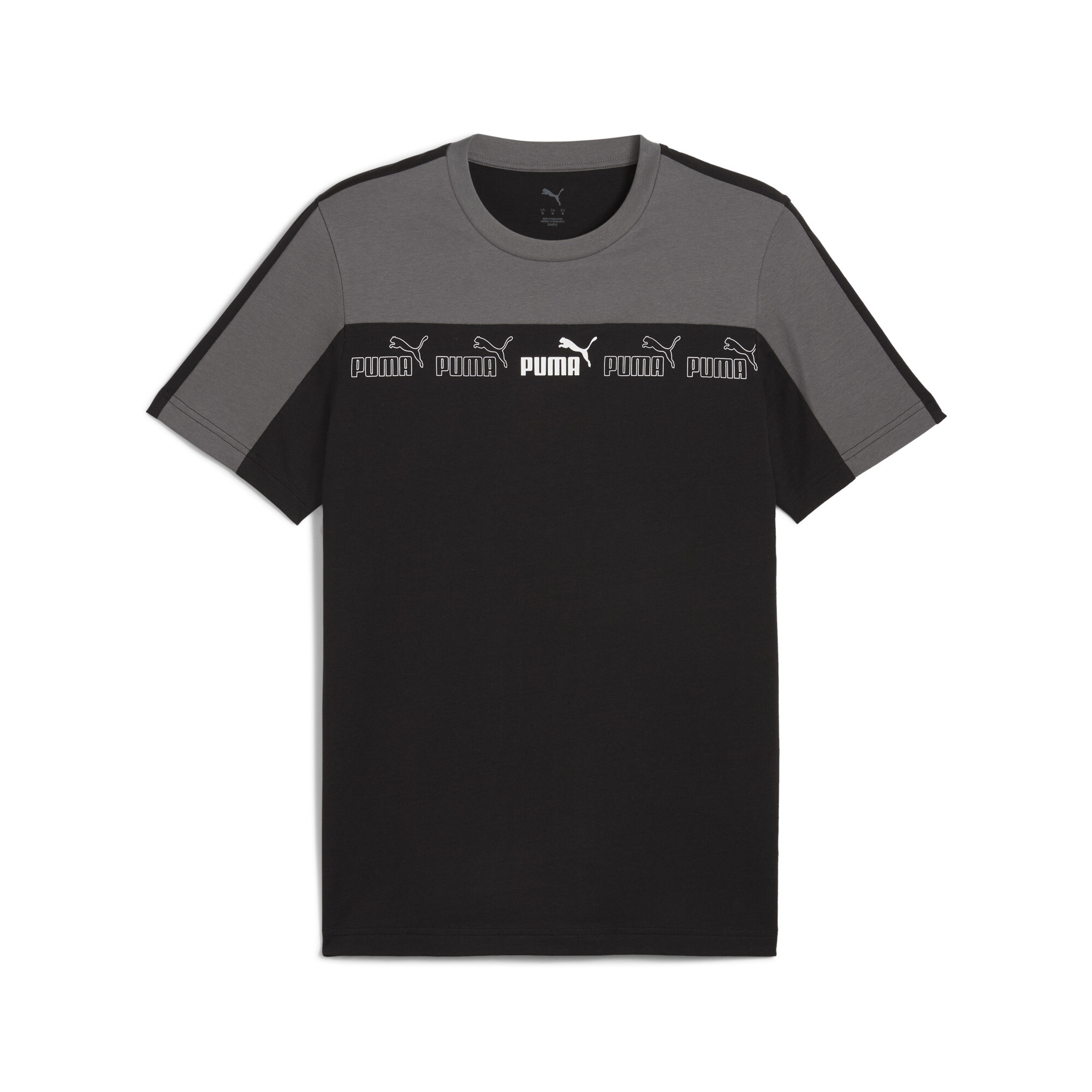 PUMA Around the Block T-shirt voor Heren, Grijs, Maat XXL thumbnail 3