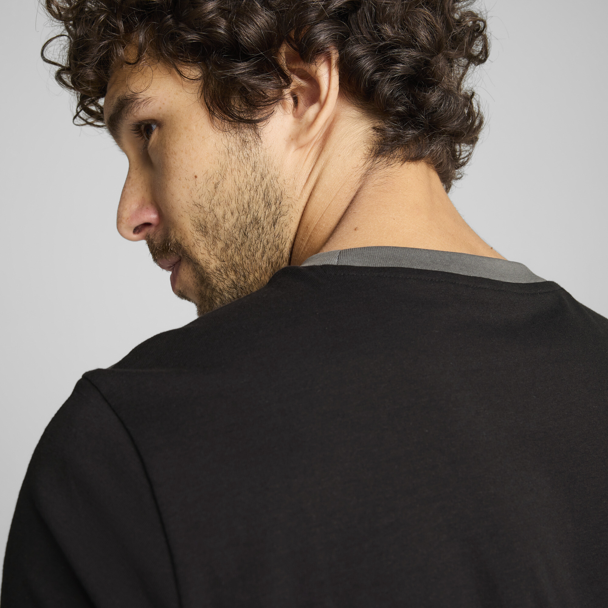 PUMA Around the Block T-shirt voor Heren, Grijs, Maat XXL thumbnail 4