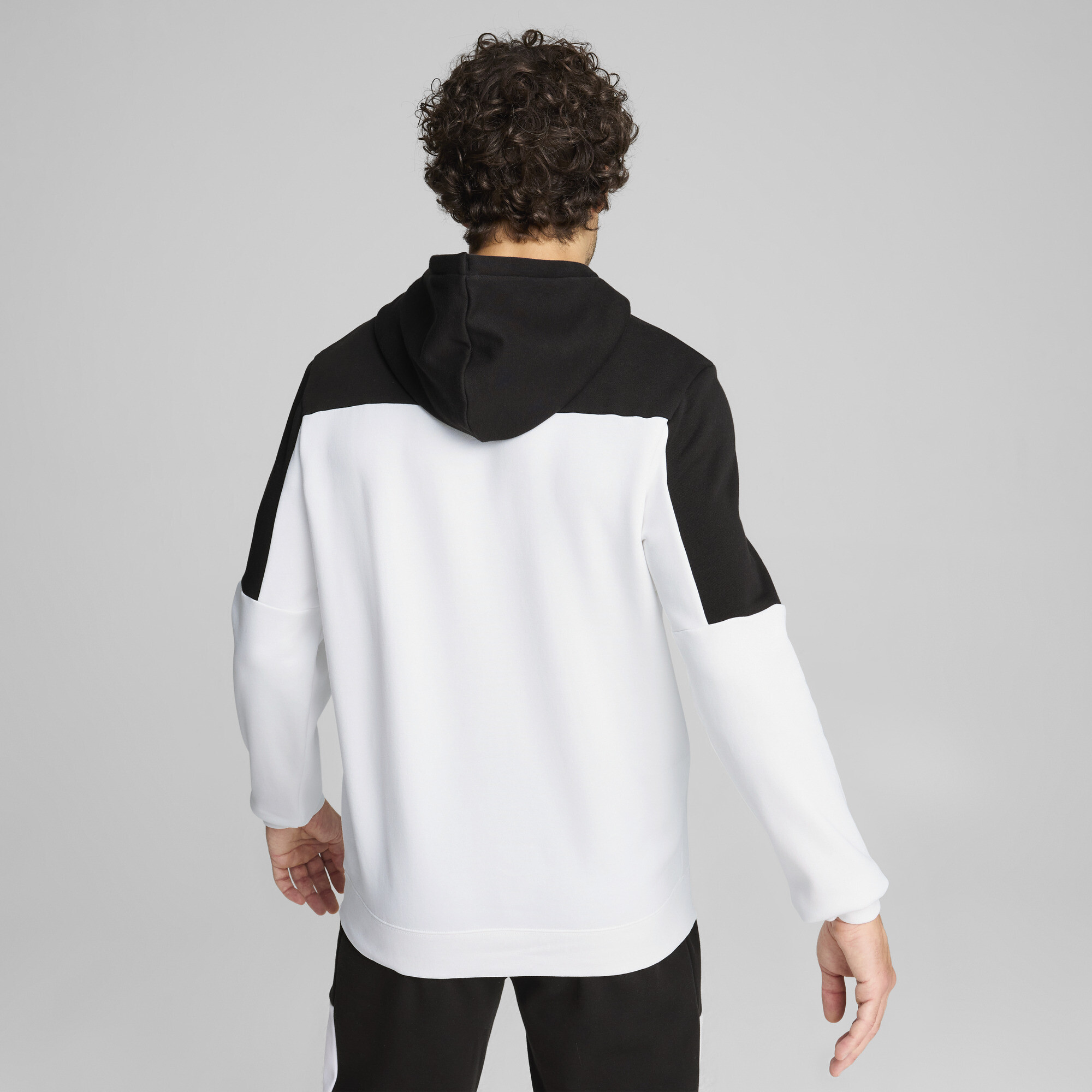 PUMA Around the Block hoodie voor Heren, Wit, Maat XXL thumbnail 5