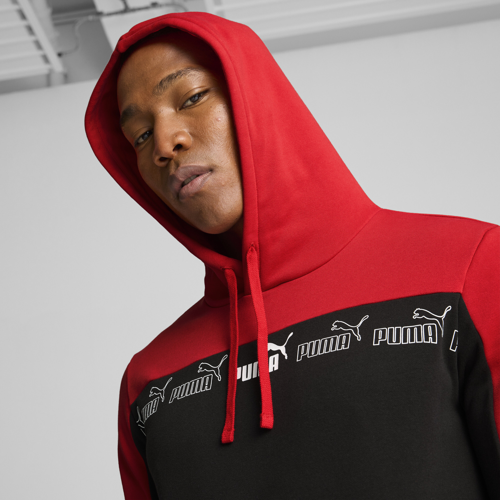 PUMA Around the Block hoodie voor Heren, Rood, Maat XS thumbnail 7