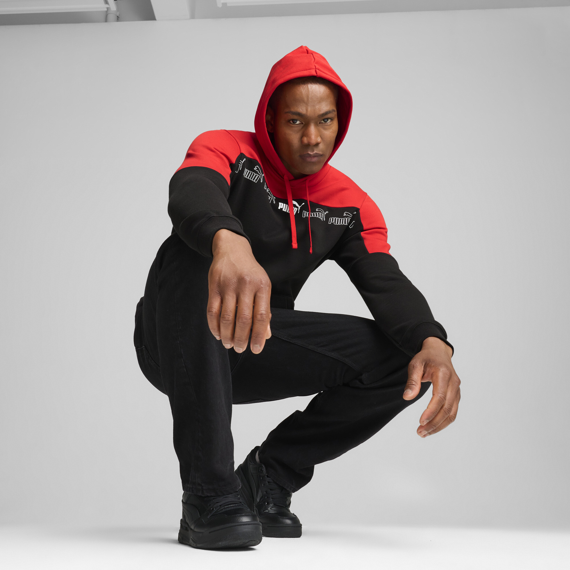 PUMA Around the Block hoodie voor Heren, Rood, Maat XS thumbnail 6