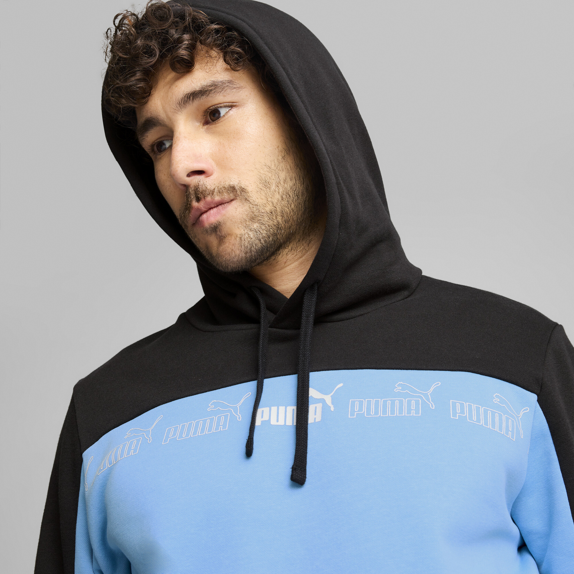 PUMA Around the Block hoodie voor Heren, Blauw, Maat 3XL thumbnail 7