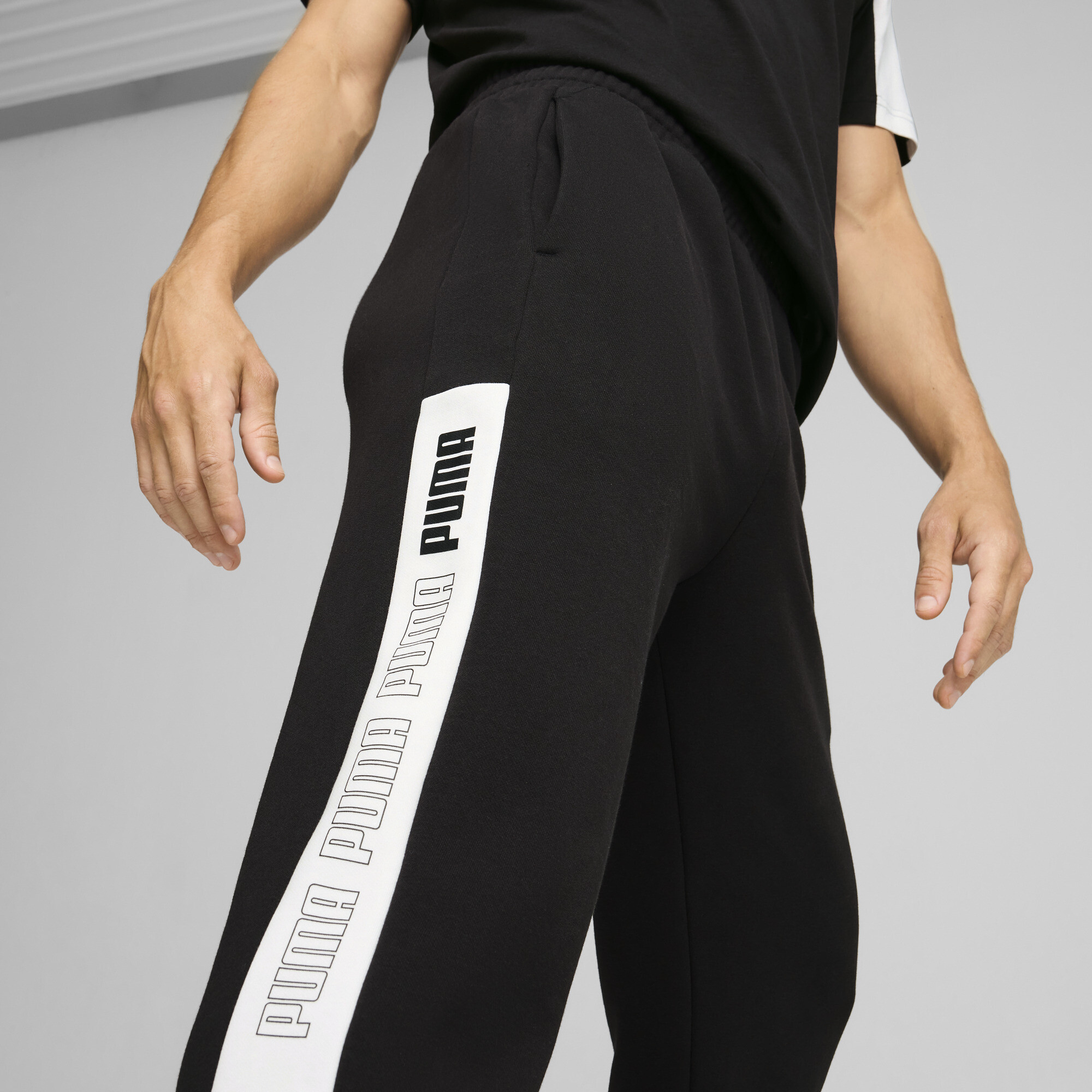 PUMA Around The Block joggingbroek voor Heren, Zwart, Maat 3XL thumbnail 4