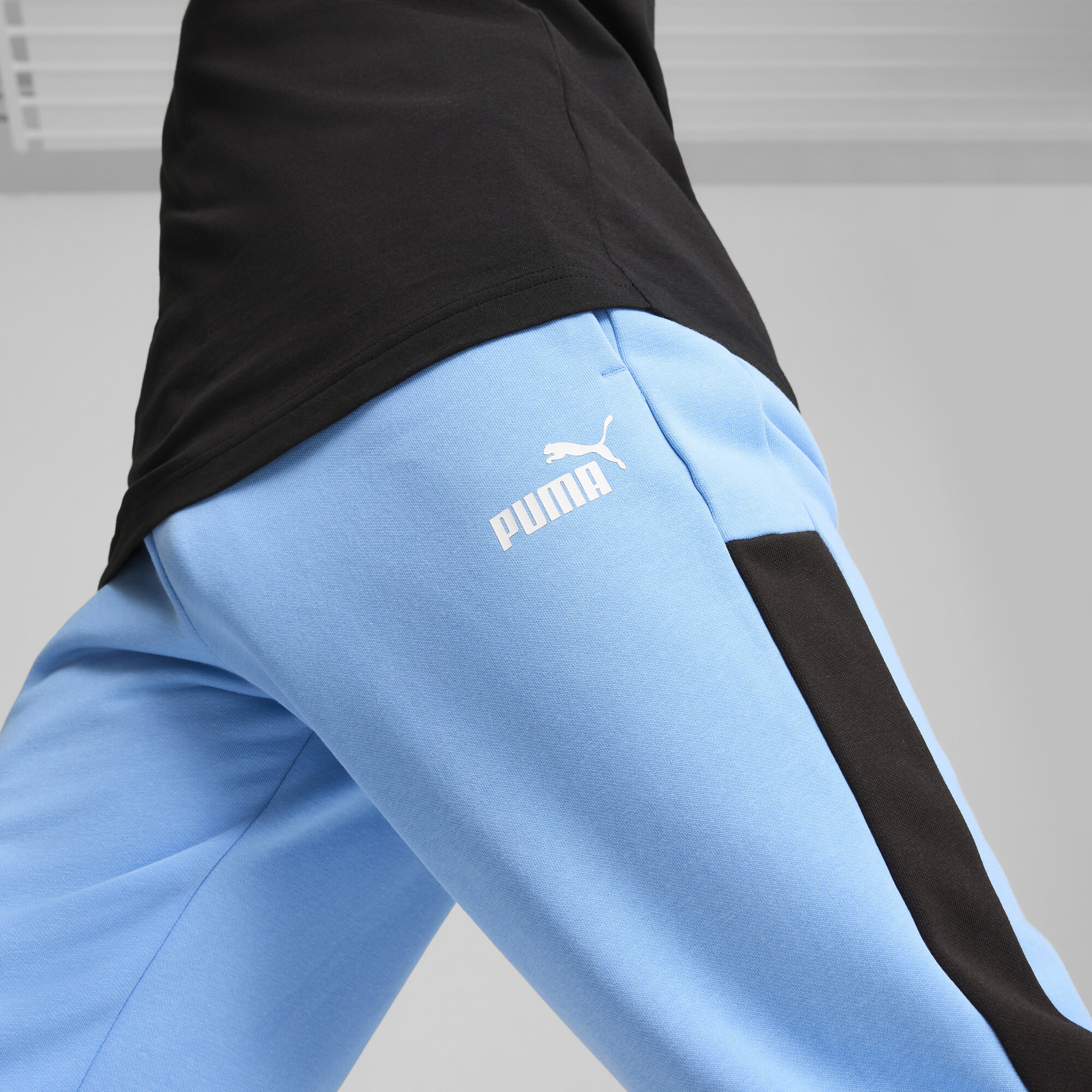PUMA Around The Block joggingbroek voor Heren, Blauw, Maat XL thumbnail 7
