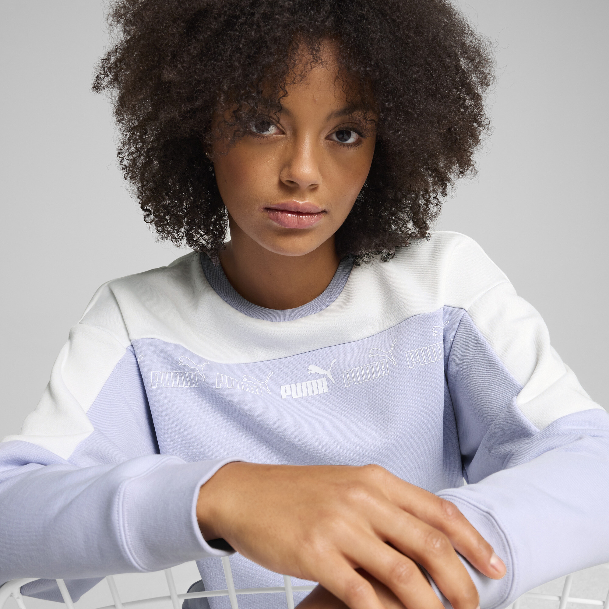 PUMA Around The Block top met ronde hals voor Dames, Maat XS thumbnail 4