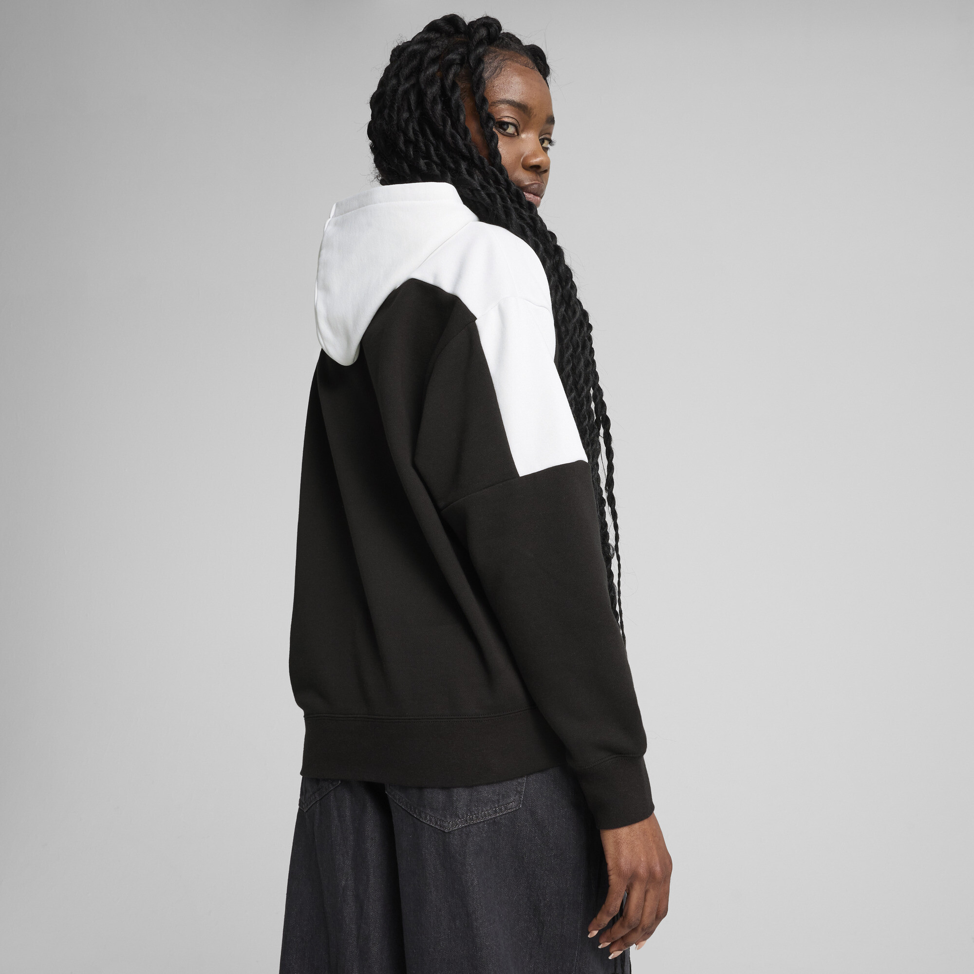 PUMA Around the Block hoodie voor Dames, Zwart, Maat XXL thumbnail 5