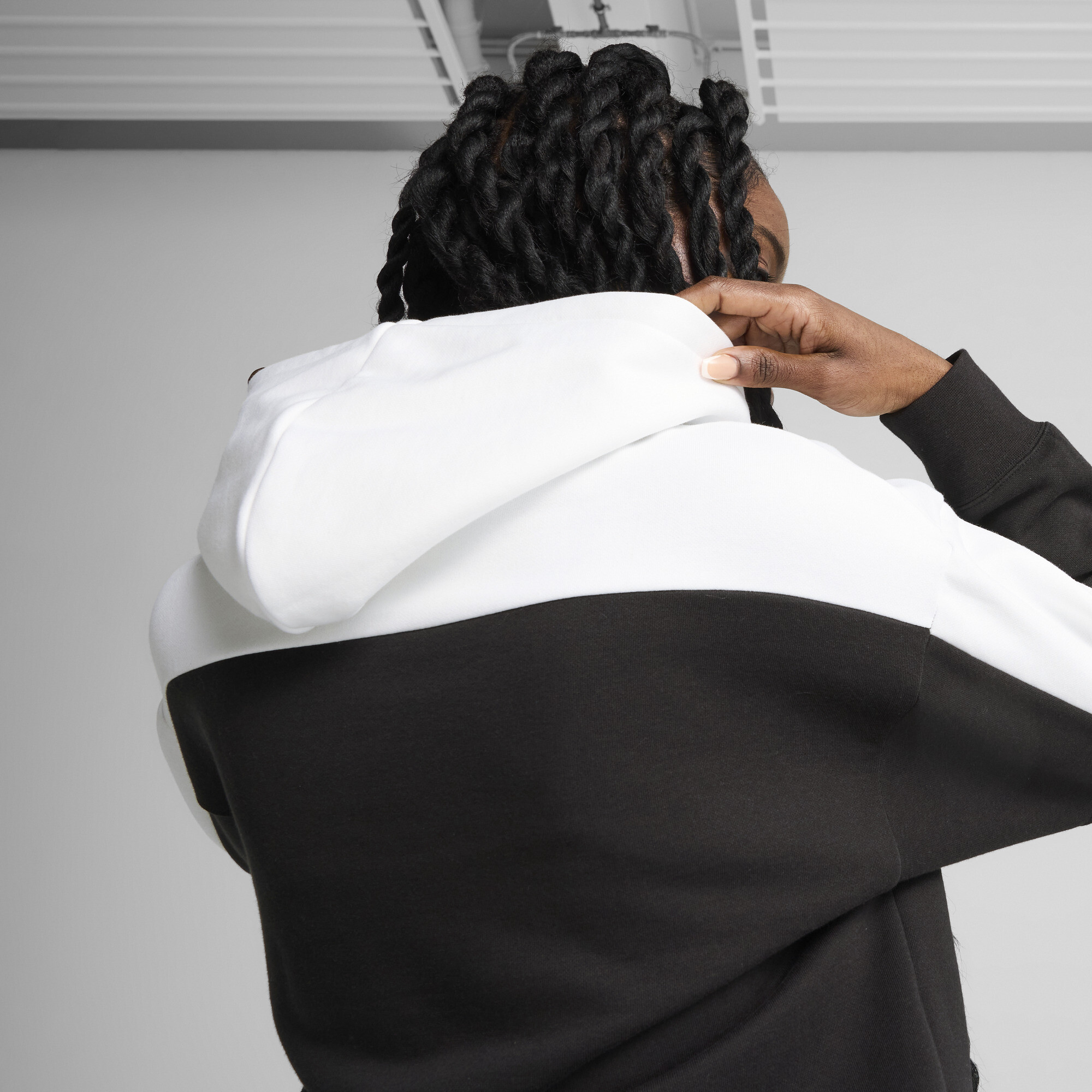 PUMA Around the Block hoodie voor Dames, Zwart, Maat XXL thumbnail 4