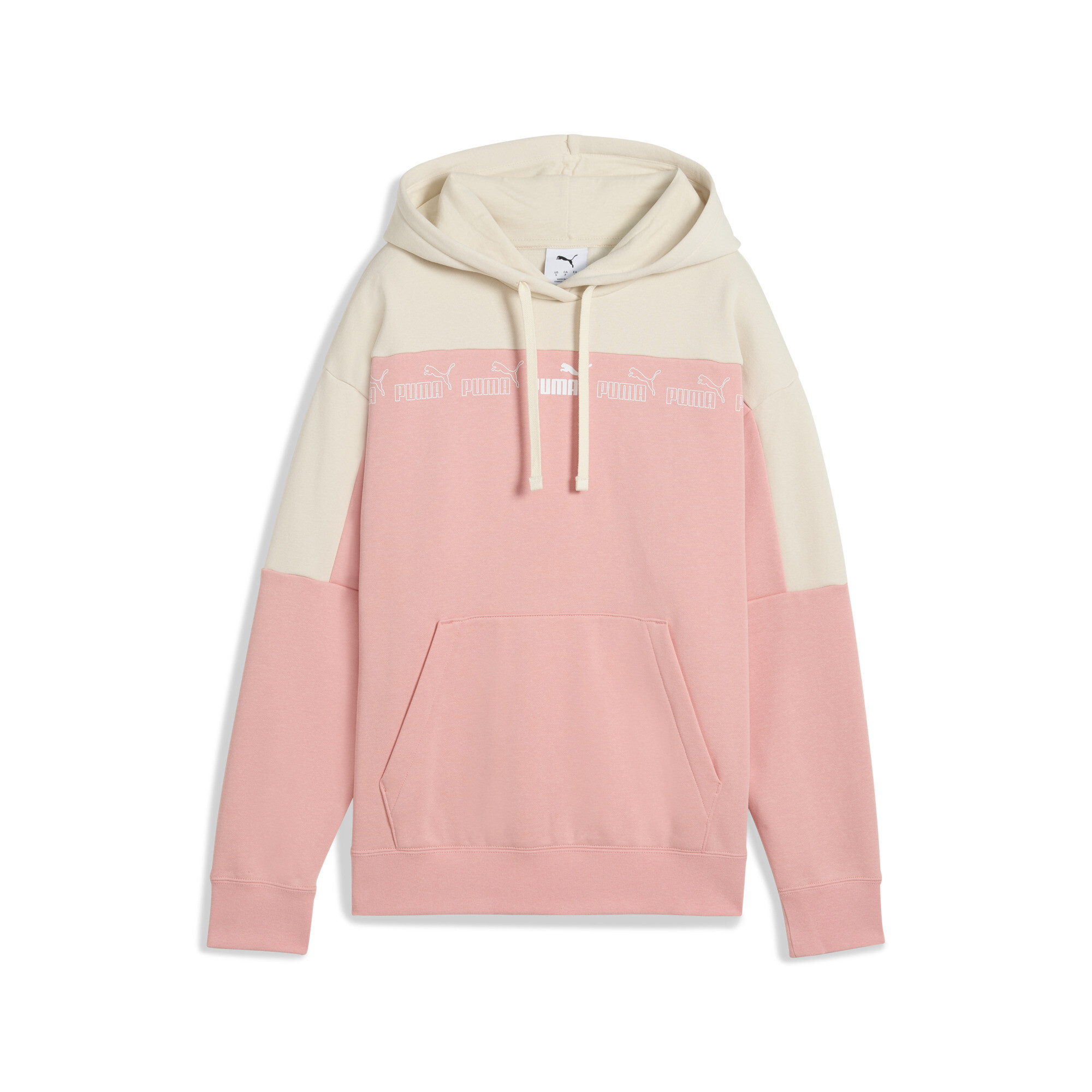 PUMA Around the Block hoodie voor Dames, Roze, Maat M thumbnail 3