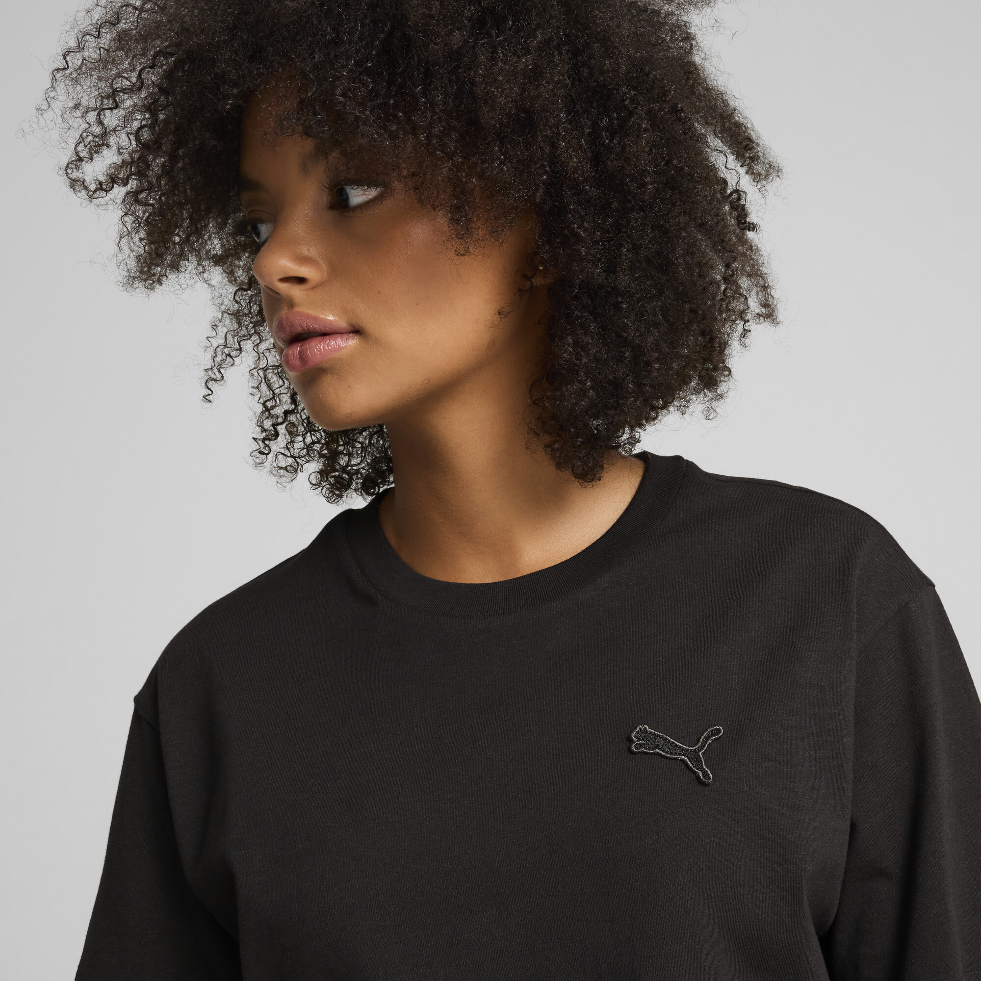 PUMA Essentials Elevated uniseks T-shirt, Zwart, Maat M thumbnail 7