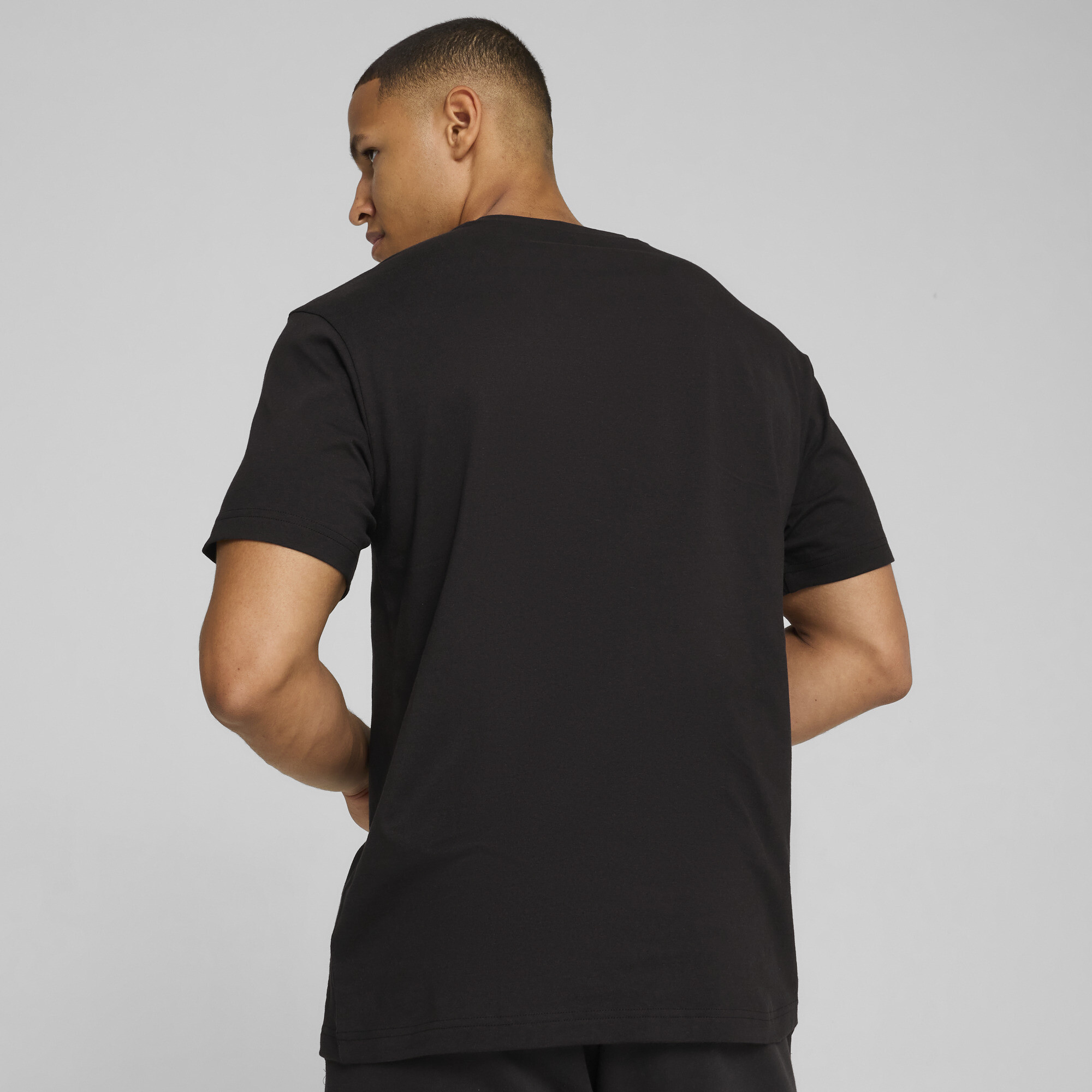 PUMA Essentials Elevated uniseks T-shirt, Zwart, Maat M thumbnail 5