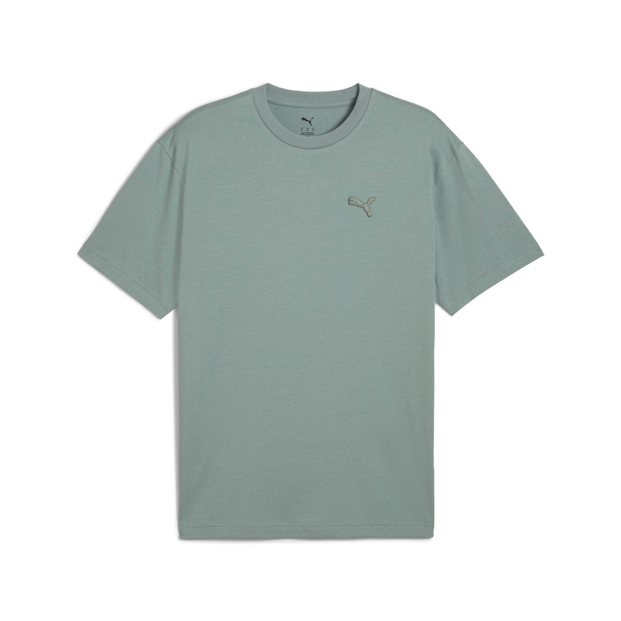 PUMA Essentials Elevated uniseks T-shirt, Groen, Maat M thumbnail 3
