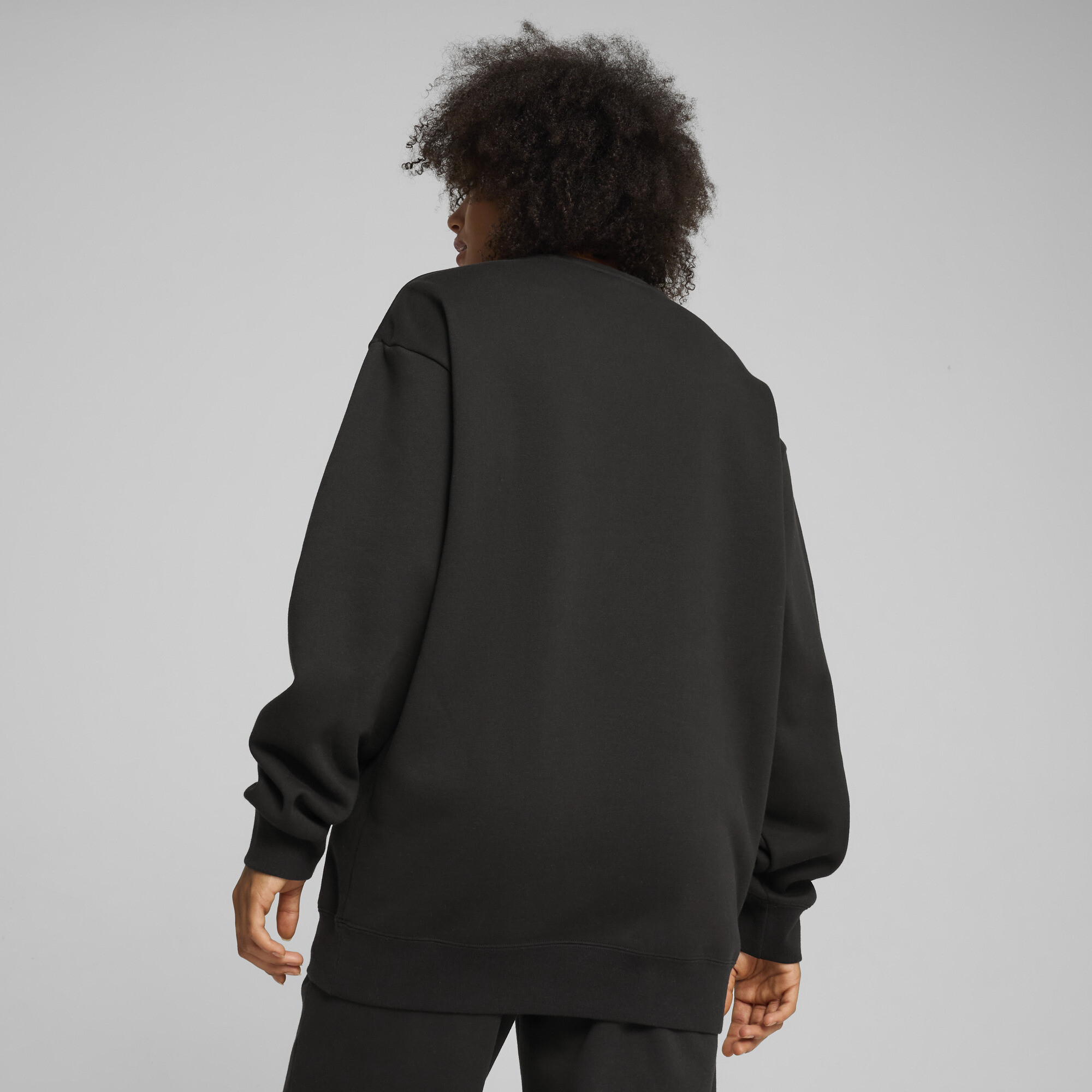 PUMA Essentials Elevated uniseks top met ronde hals, Zwart, Maat XS thumbnail 5