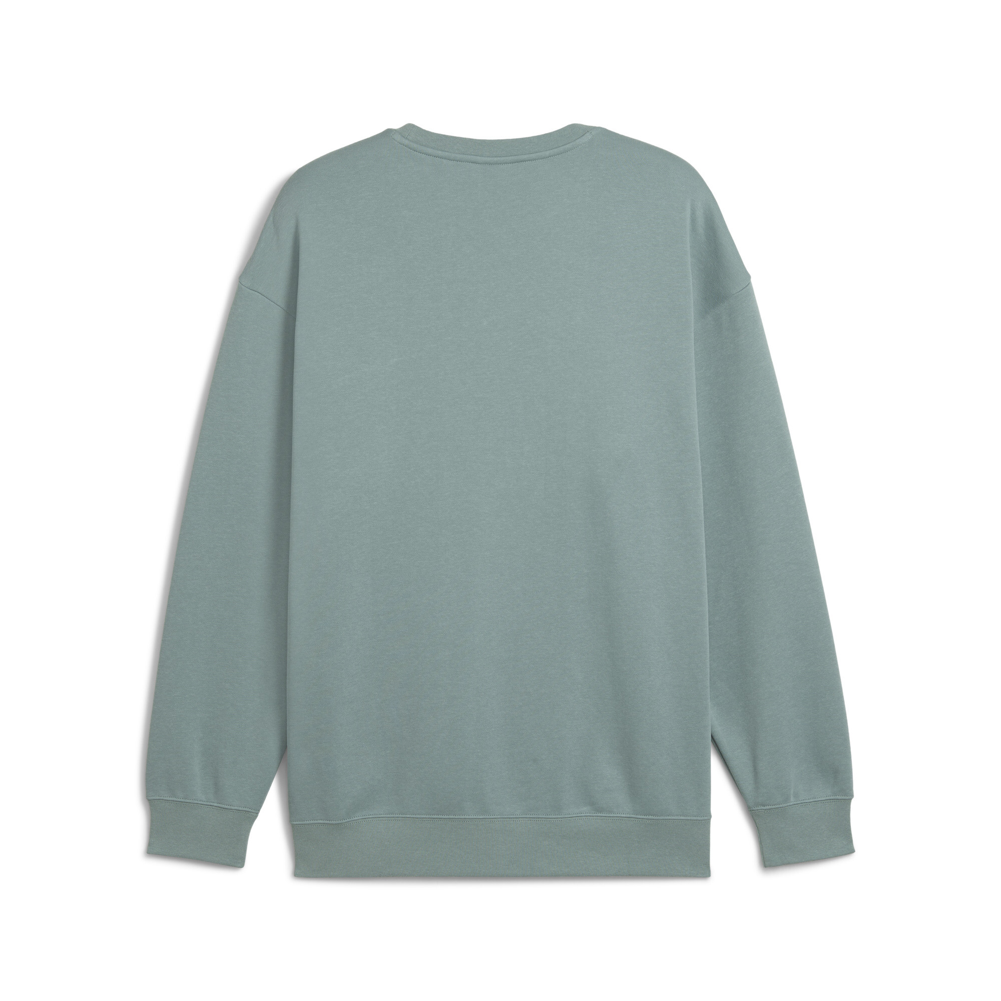 Essentials Elevated uniseks top met ronde hals, Groen, Maat M | PUMA