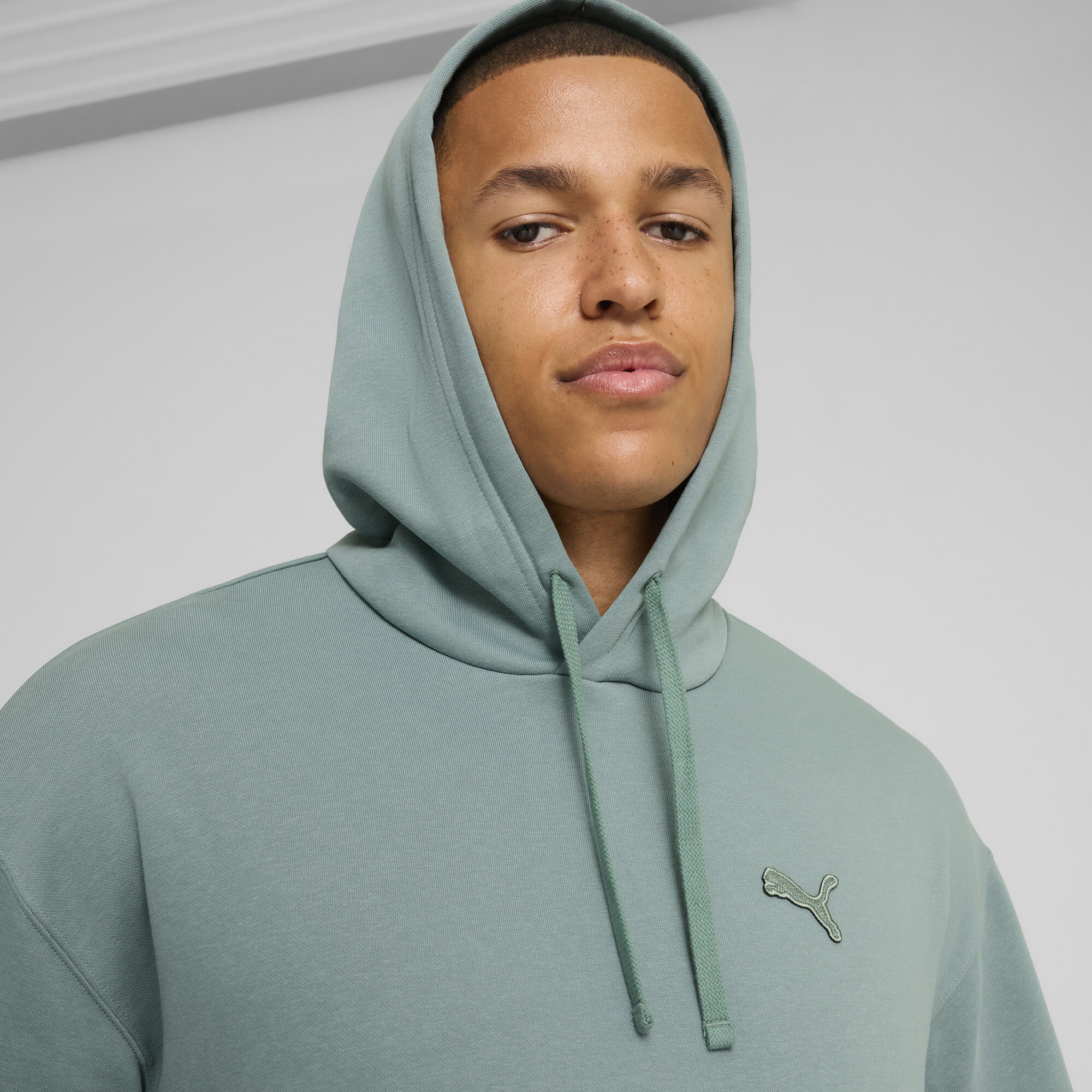PUMA Essentials Elevated uniseks hoodie, Groen, Maat S thumbnail 4
