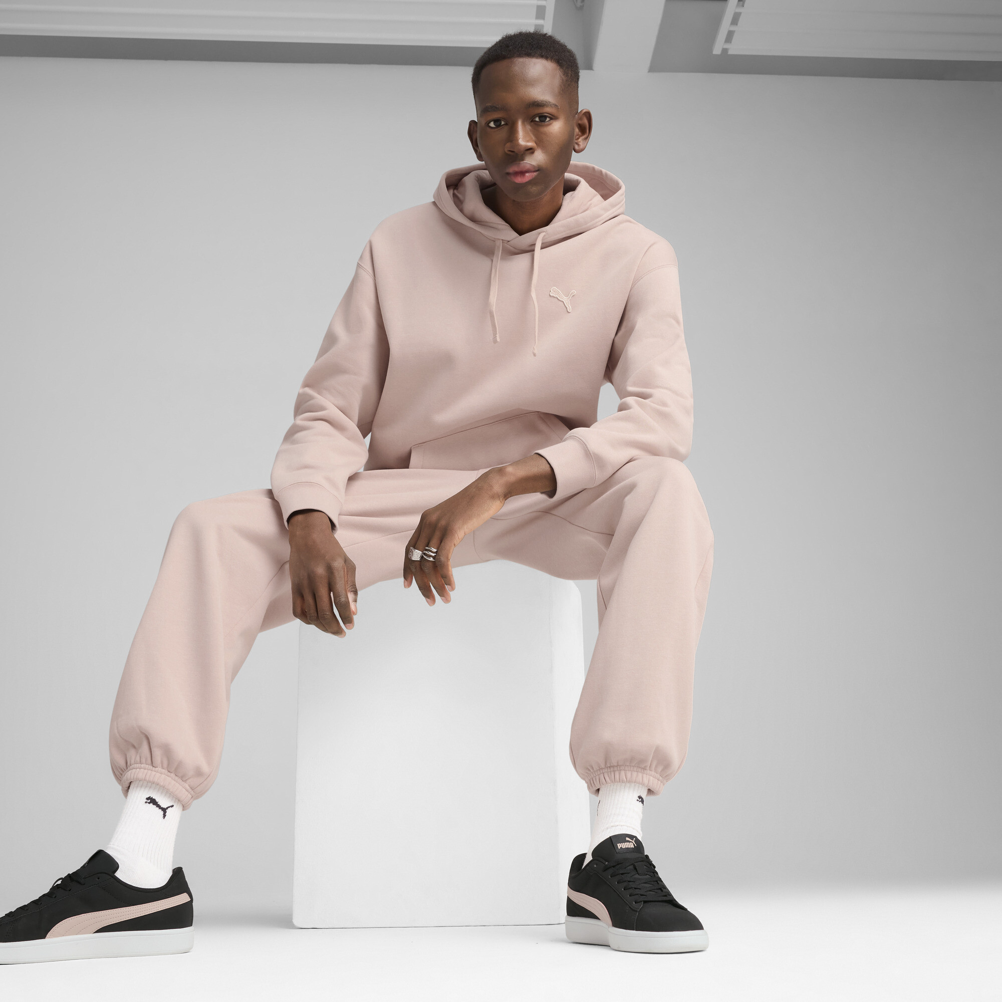 PUMA Essentials Elevated uniseks hoodie, Roze, Maat XS thumbnail 6