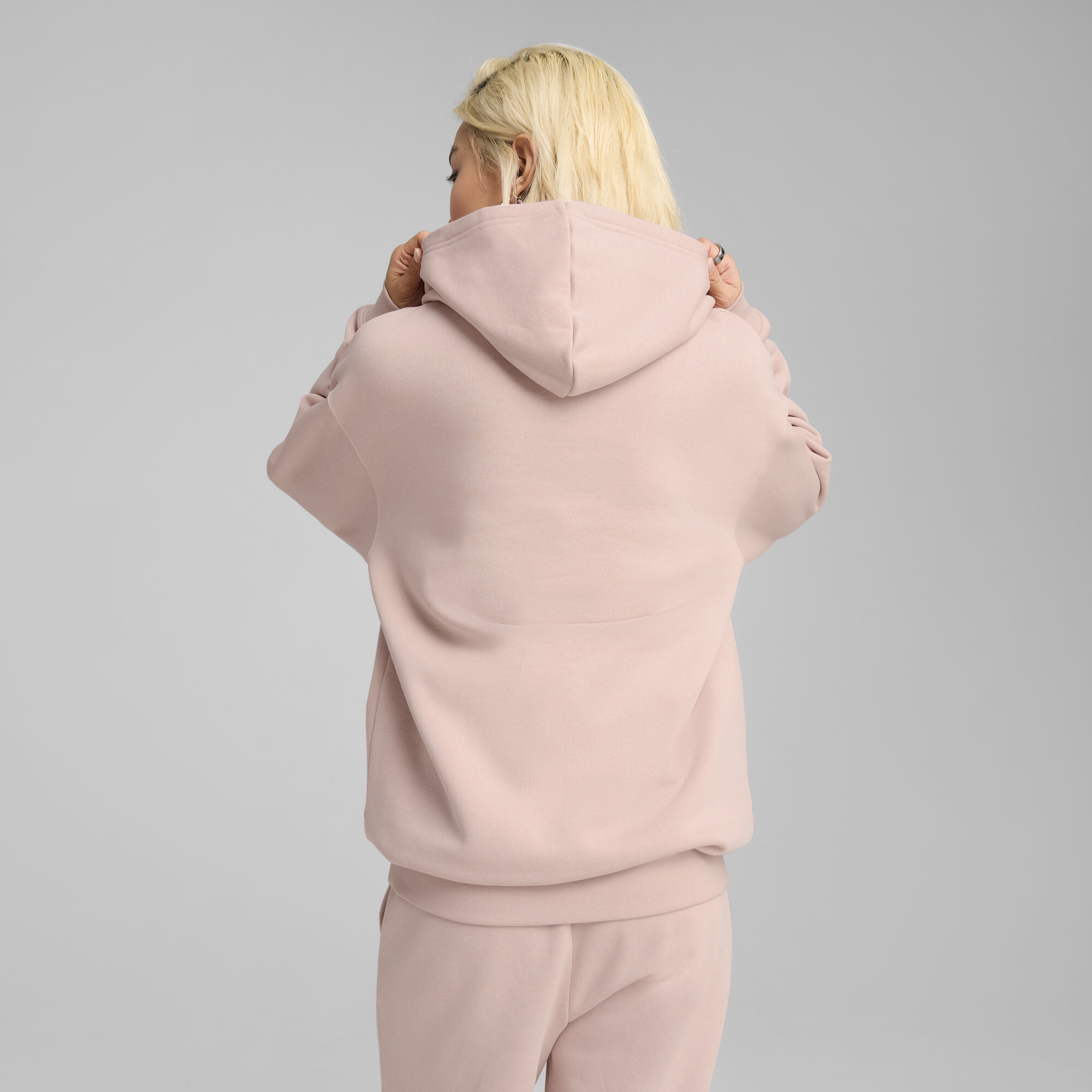 PUMA Essentials Elevated uniseks hoodie, Roze, Maat XS thumbnail 5