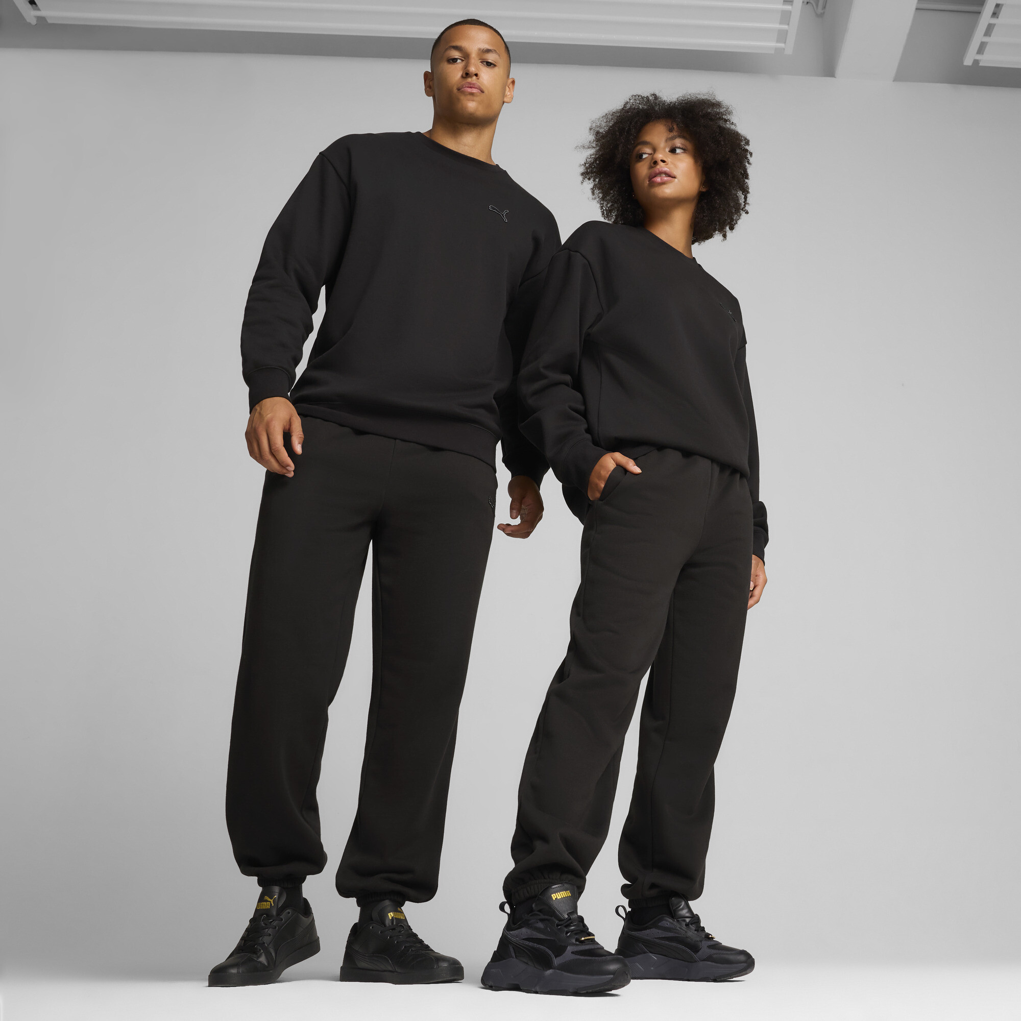 Puma Essentials Elevated Jogginghose Unisex | Mit Plain | Black | Größe: L