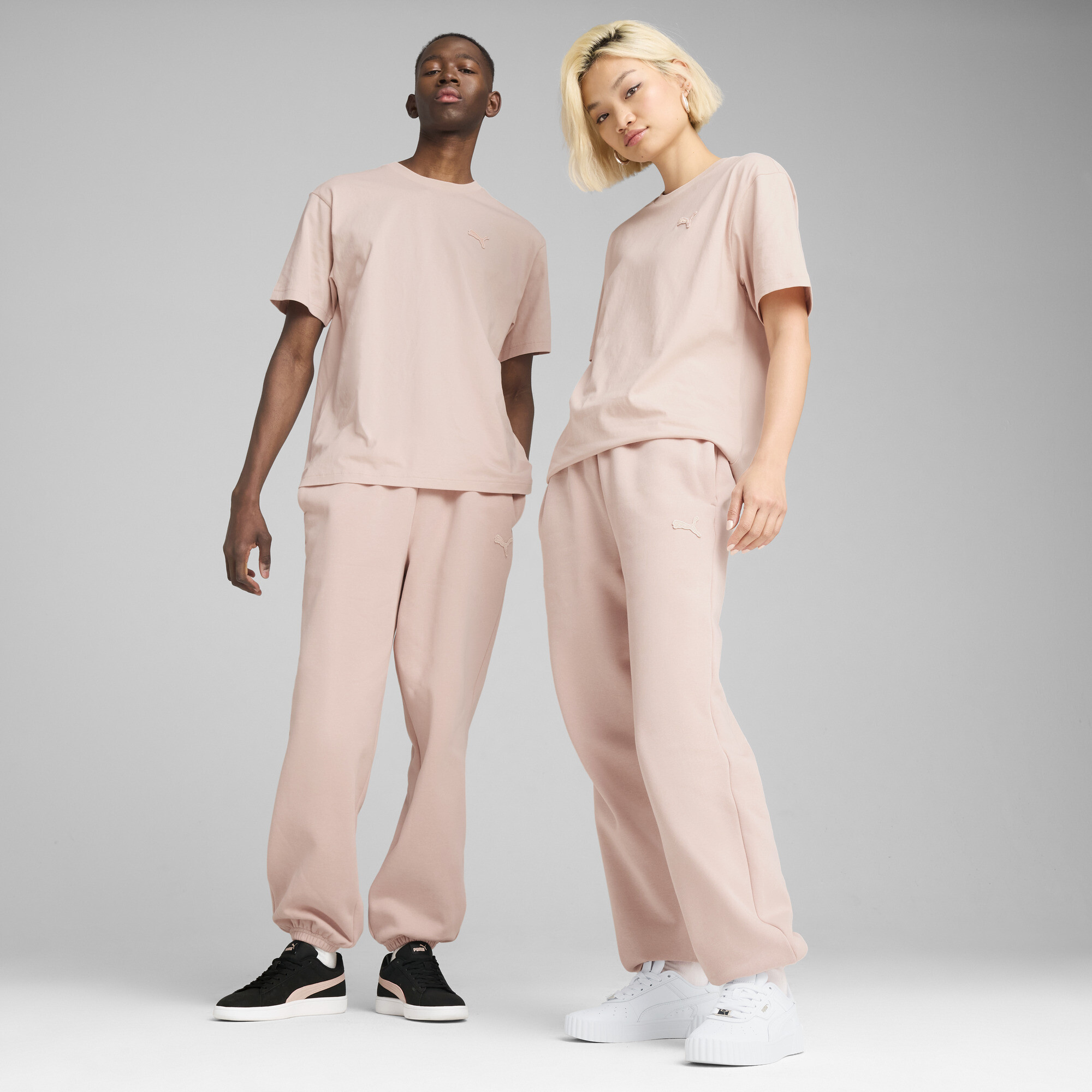 Puma Essentials Elevated Jogginghose Unisex | Mit Plain | Rose Quartz | Größe: XXL