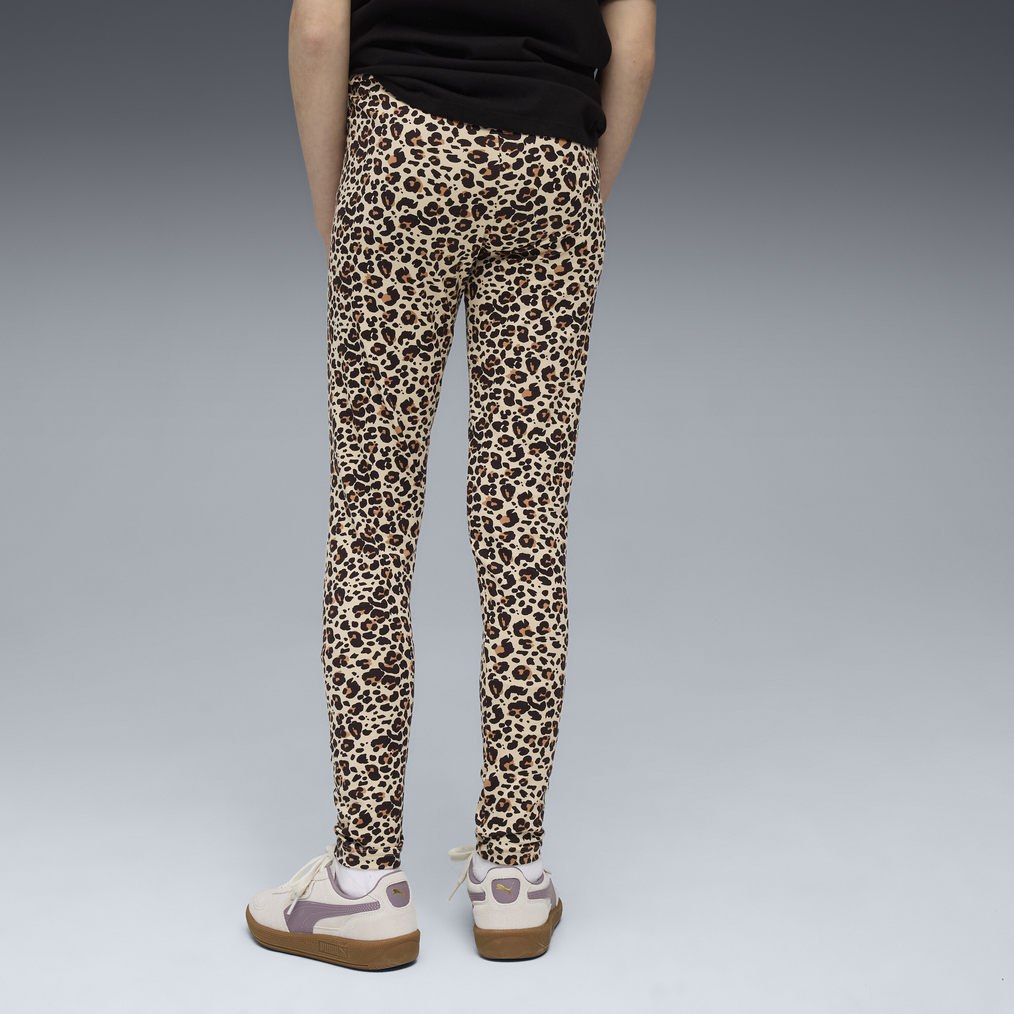 PUMA Essentials legging met grafische dierenprint voor Dames, Roze/Bruin, Maat 11-12Y thumbnail 5