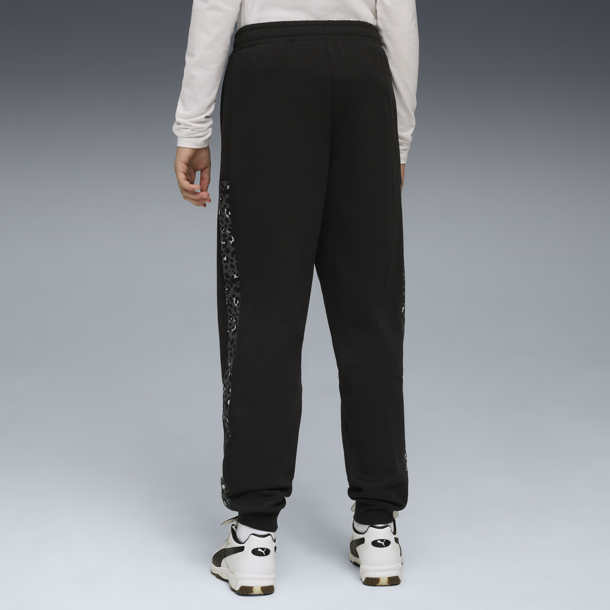PUMA Essentials Graphic Animal joggingbroek met hoge taille voor Dames, Zwart, Maat 13-14Y thumbnail 5
