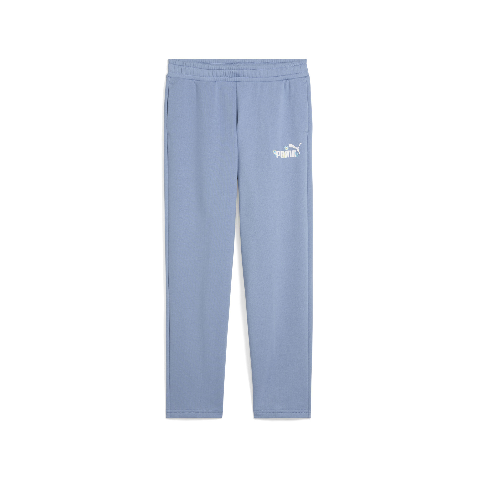 PUMA Essentials Nature 2.0 No. 1 Logo rechte broek voor Dames, Blauw, Maat 7-8Y thumbnail 3