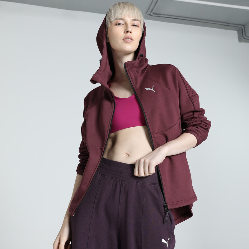 

Women's PUMA EVOSTRIPE Full-Zip Hoodie