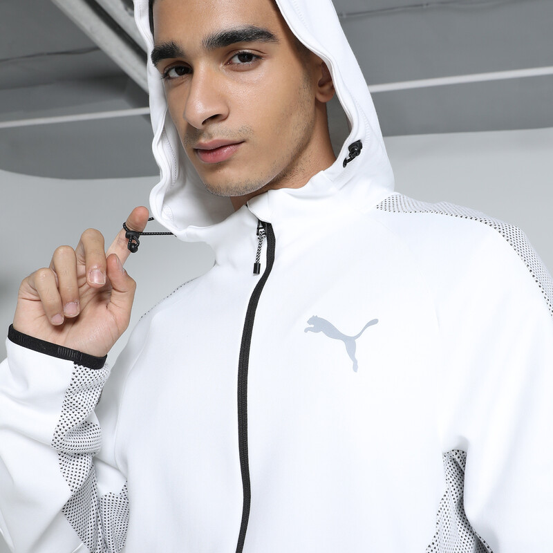 

Men's PUMA EVOSTRIPE Full-Zip Slim Fit Hoodie