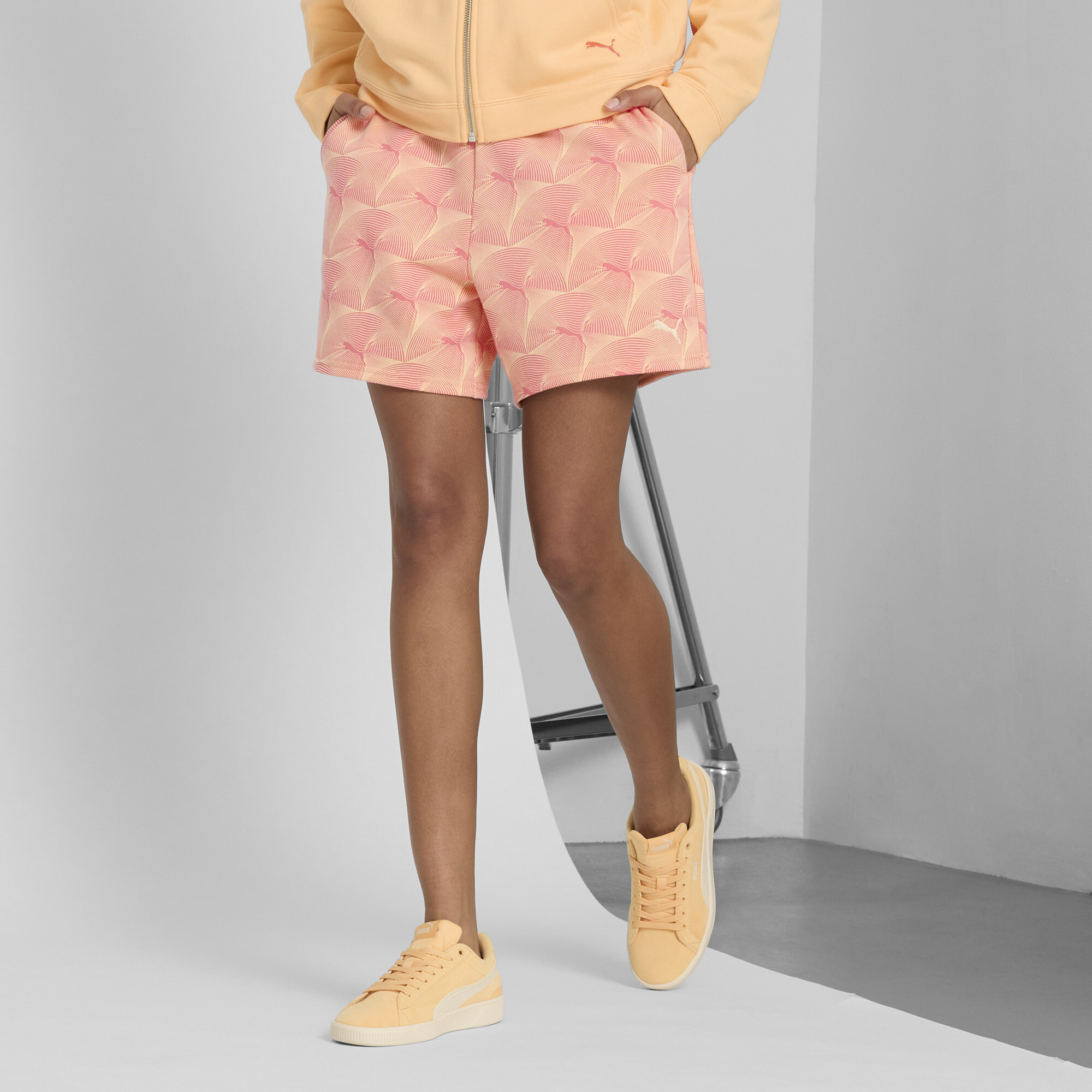Puma Essentials Graphic Women's High-rise 5" Shorts