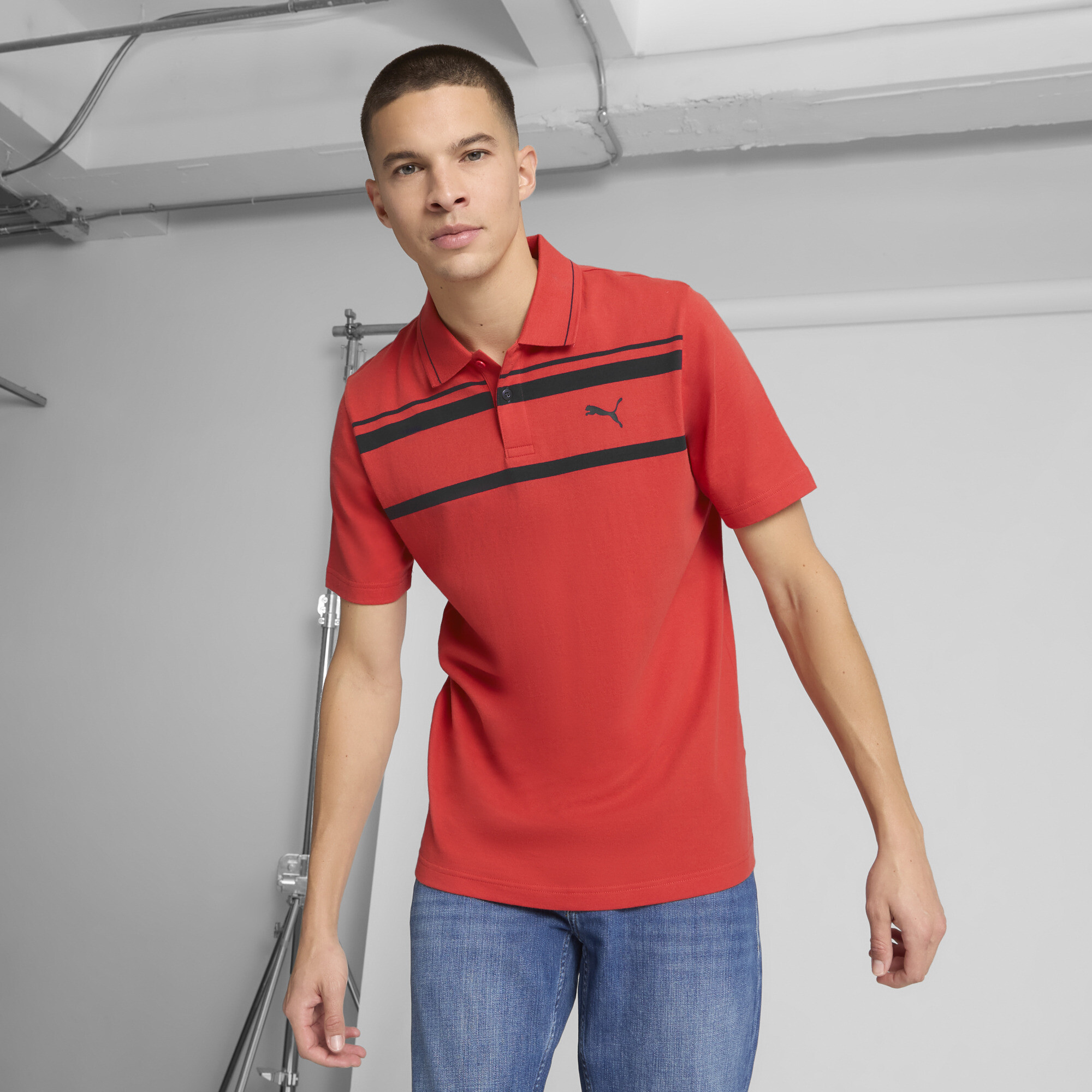 PUMA ESS ELEVATED Men's Polo Shirt - Picture 28 of 30