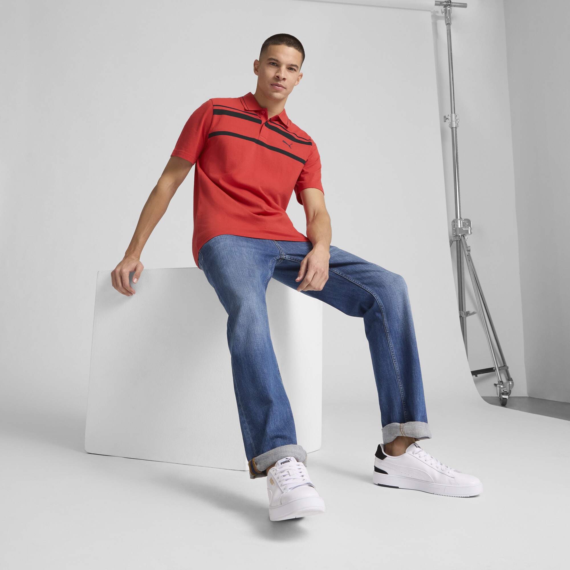 PUMA ESS ELEVATED Men's Polo Shirt - Picture 30 of 30