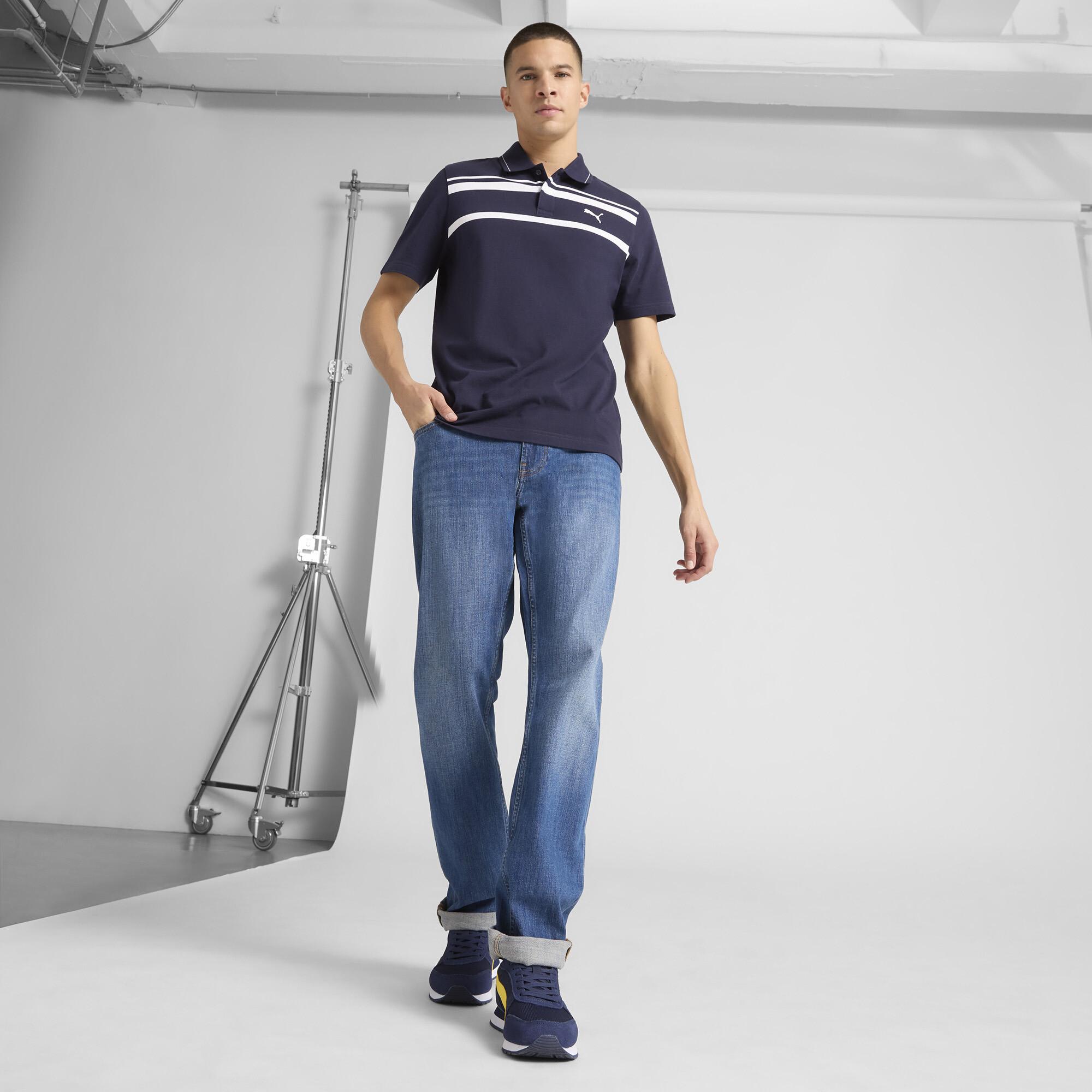 PUMA ESS ELEVATED Men's Polo Shirt - Picture 15 of 30