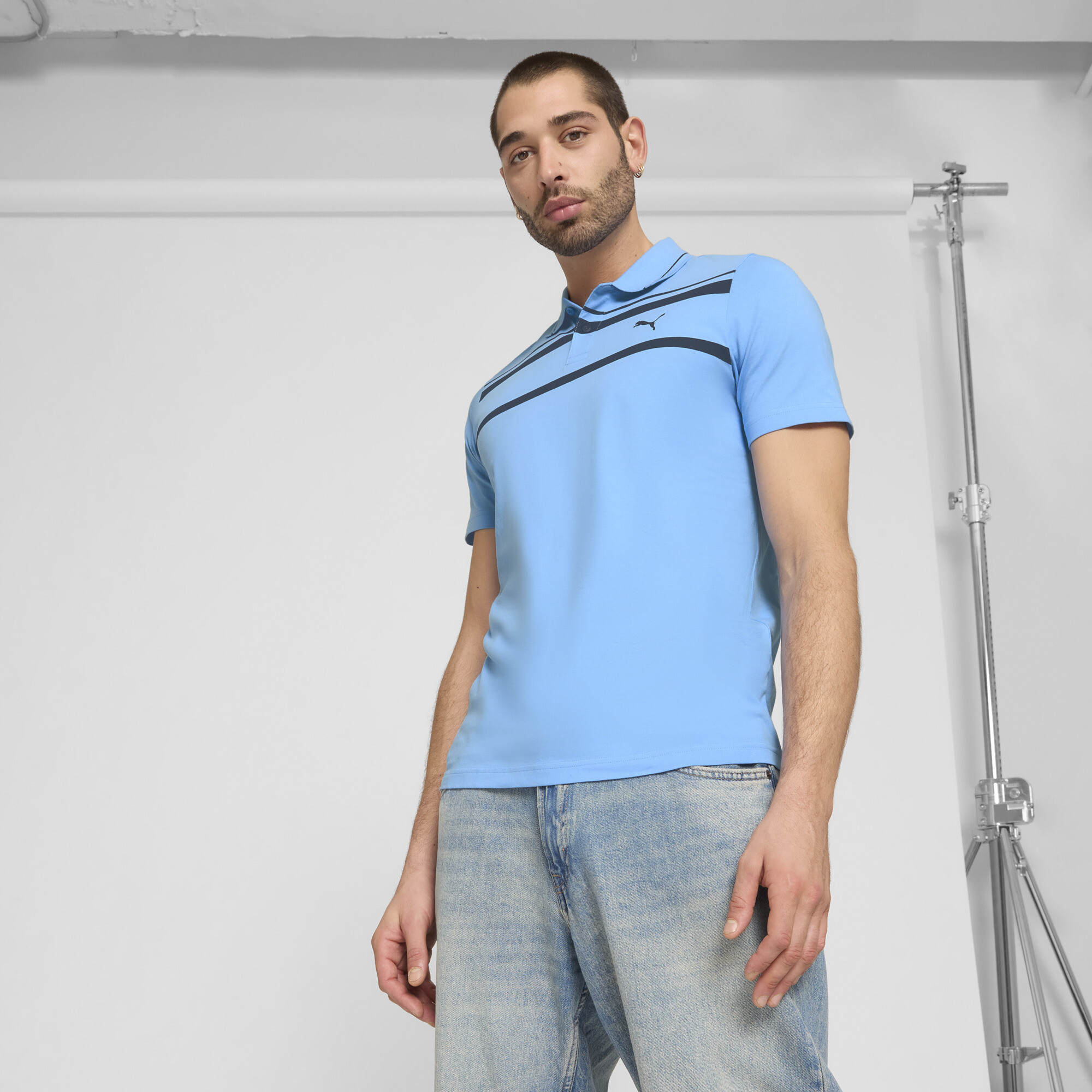 PUMA ESS ELEVATED Men's Polo Shirt - Picture 18 of 30