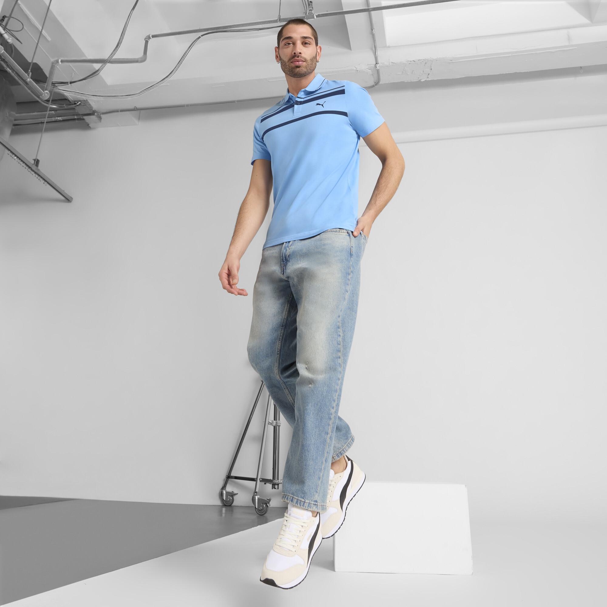 PUMA ESS ELEVATED Men's Polo Shirt - Picture 20 of 30